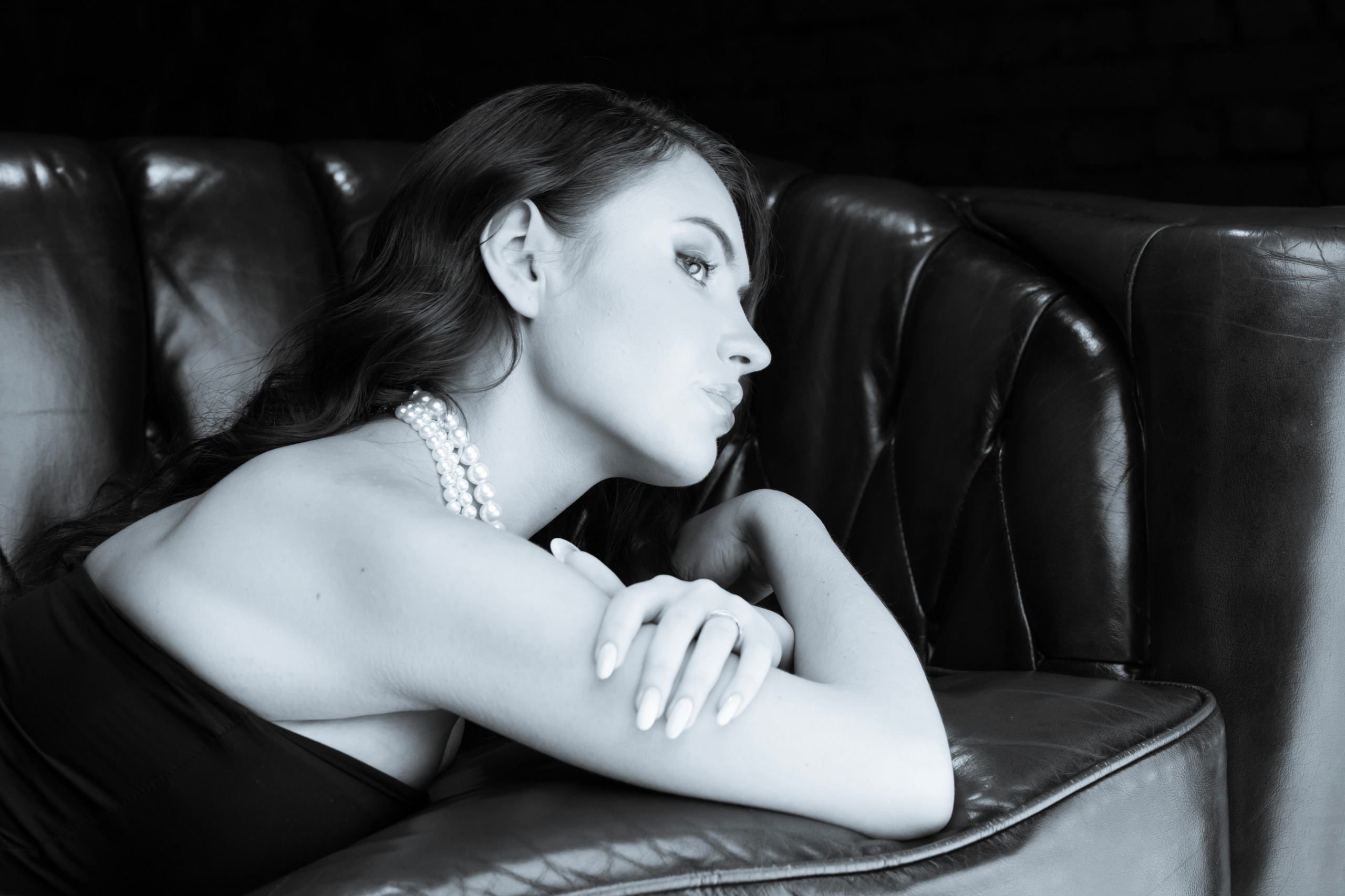 Portreta fotosesija sievietei Rīgā