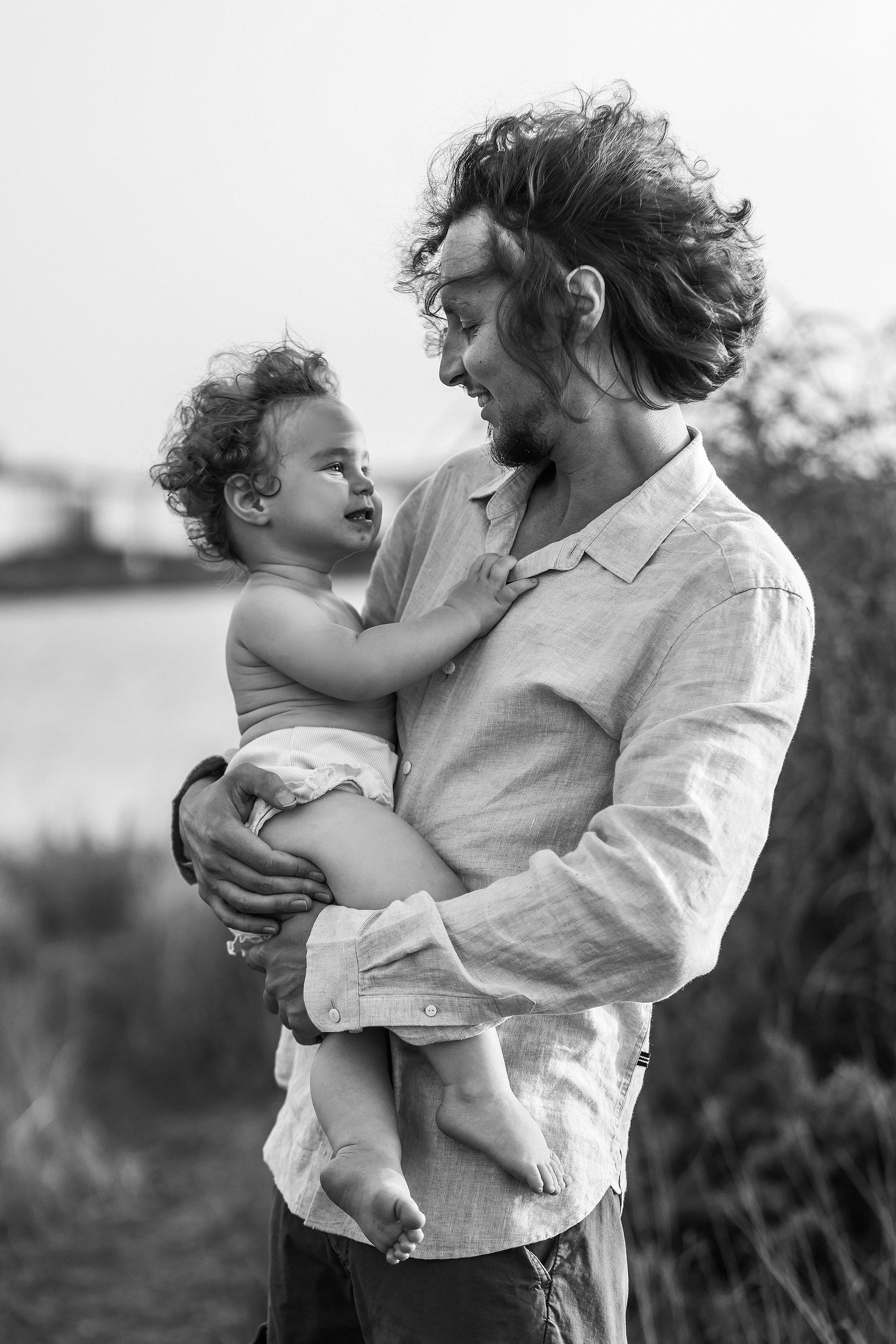 Little curls in Atlit. Family photographer in Israel