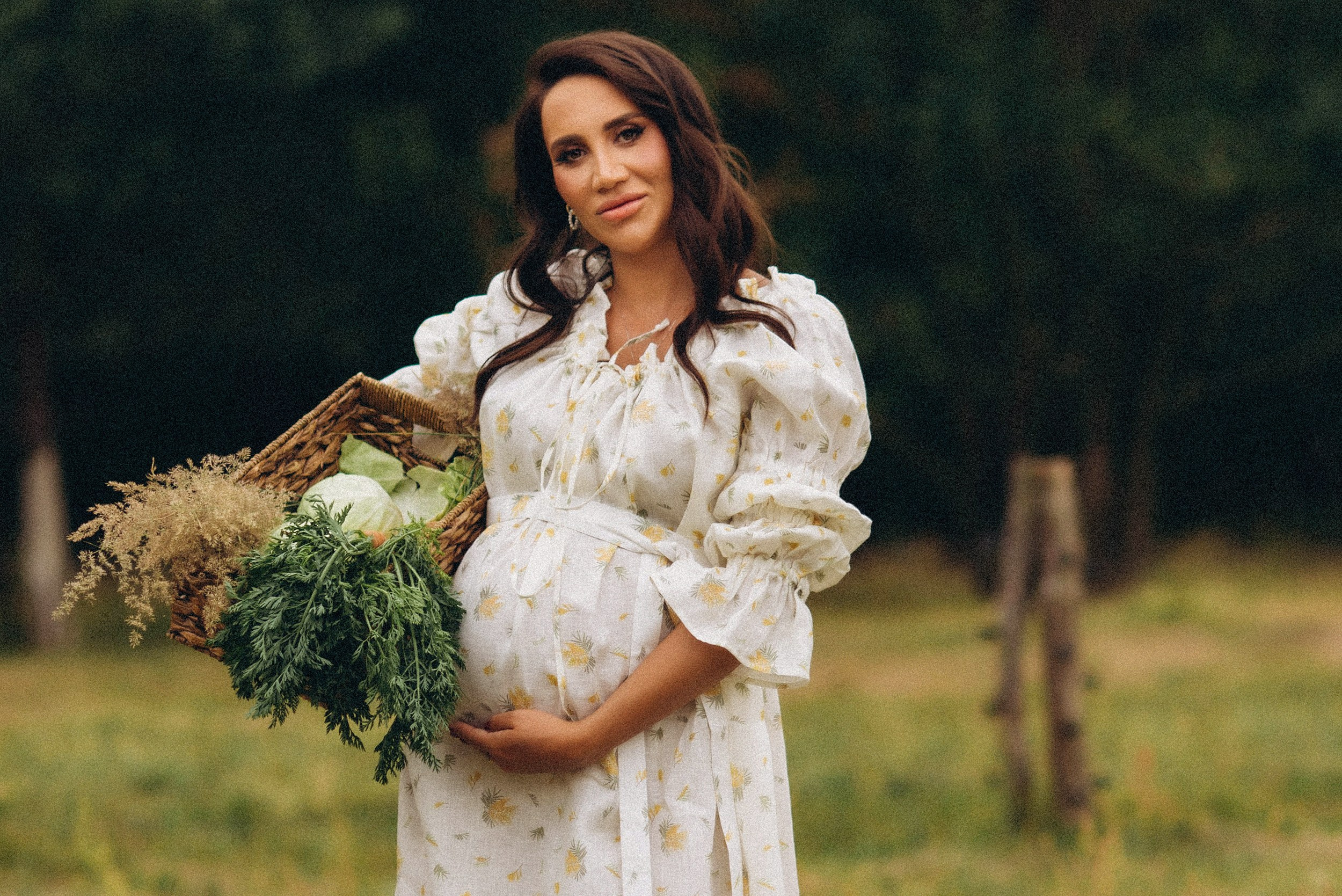 Беременность на природе. Семейный фотограф Лейпциг, Германия
