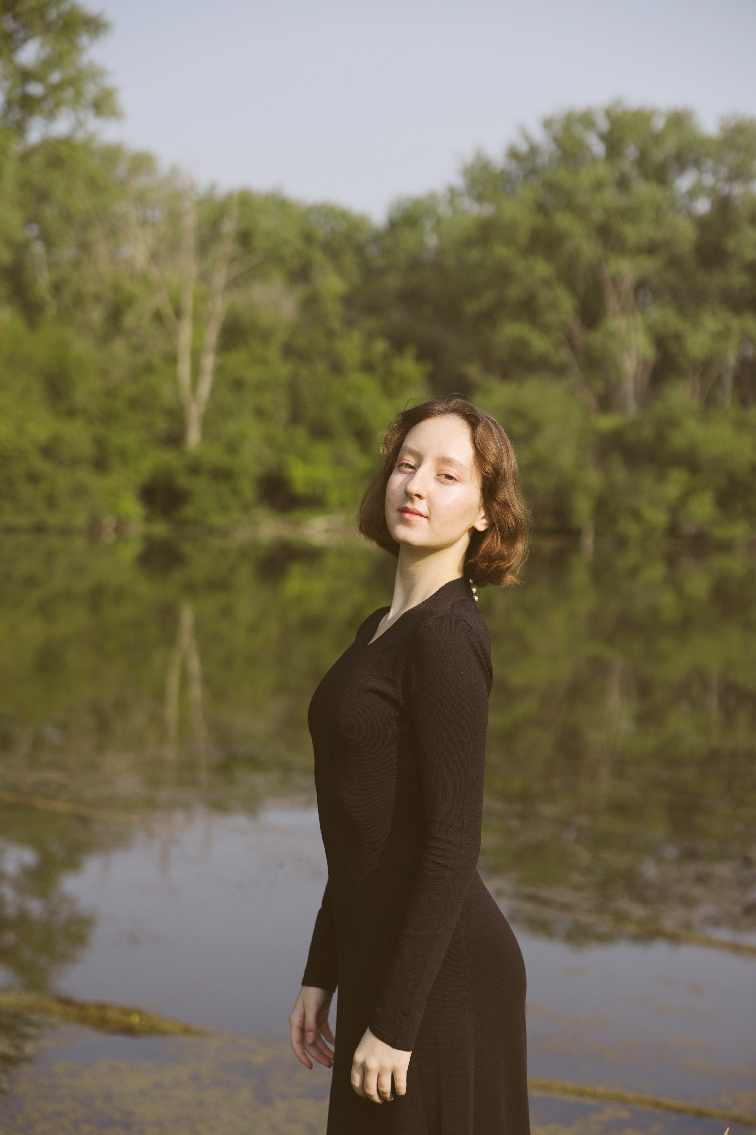 Morning lagoons for Anastasiya. Family Lifestyle Photography