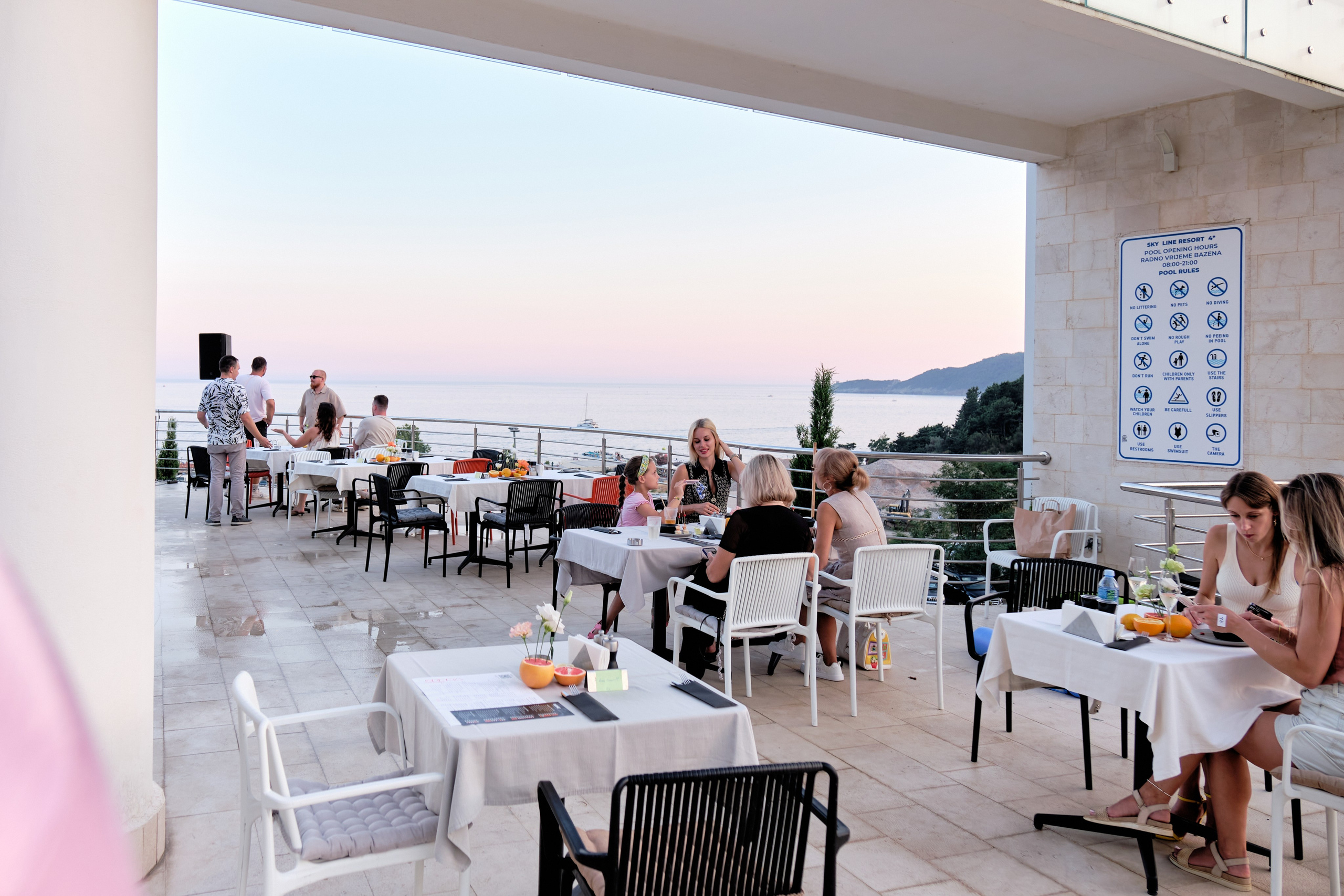 Photo report from the Zebra Restaurant’s birthday celebration. Becici, Montenegro. Photographer, photo artist Alena Novgorodtseva