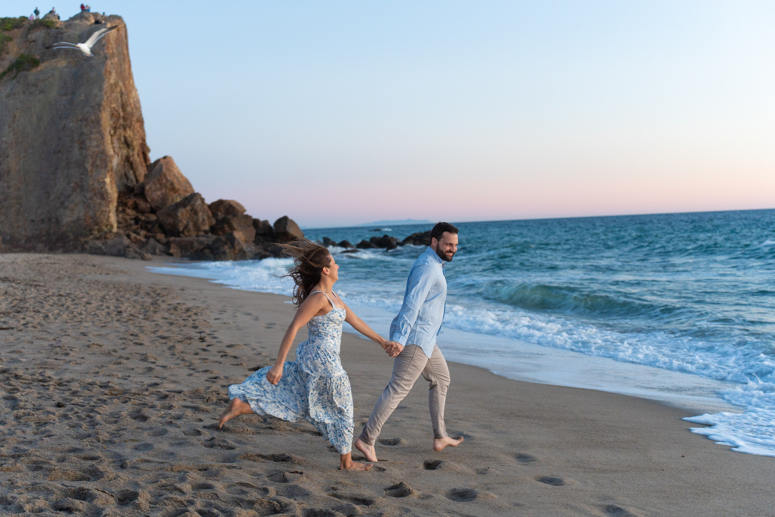 Point Dume Malibu Engagement Photography
