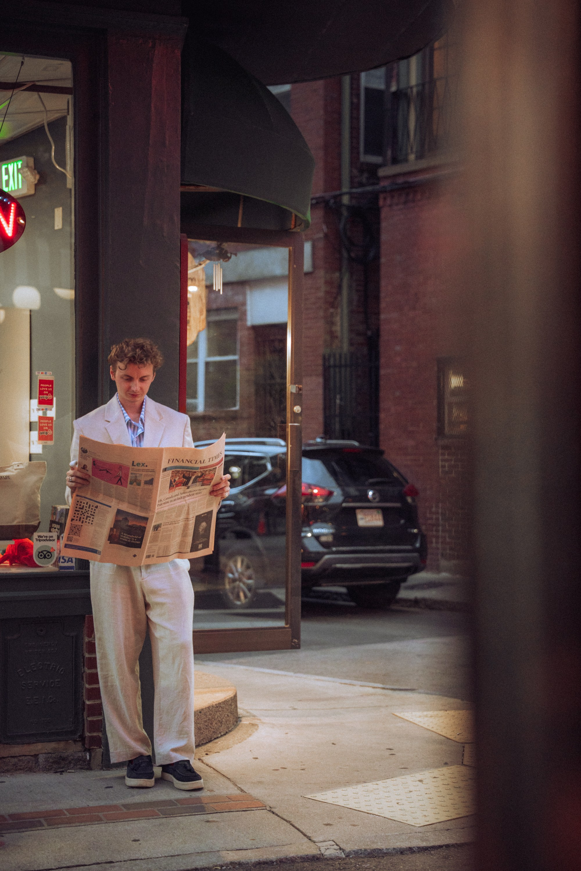 Male portrait in Boston. Portrait and wedding photographer in New York
