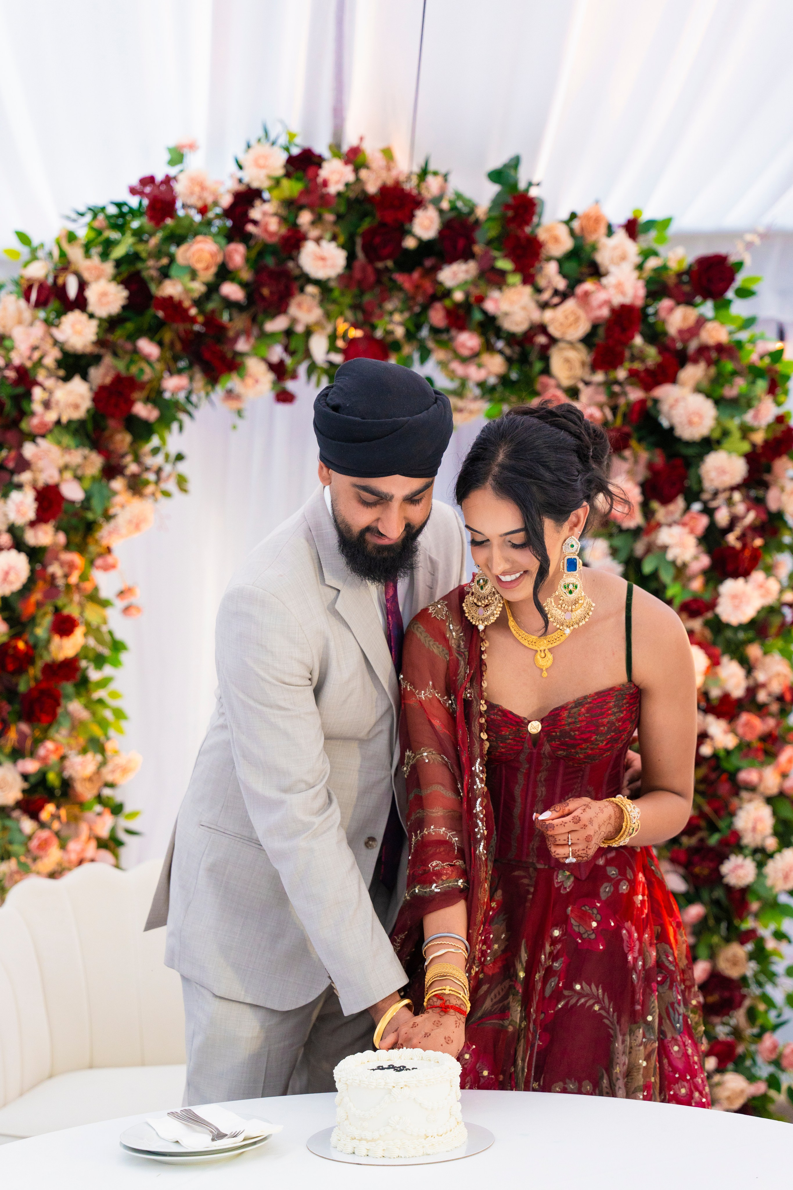 Nooreen & Jugraj. Studio Kunal Photography