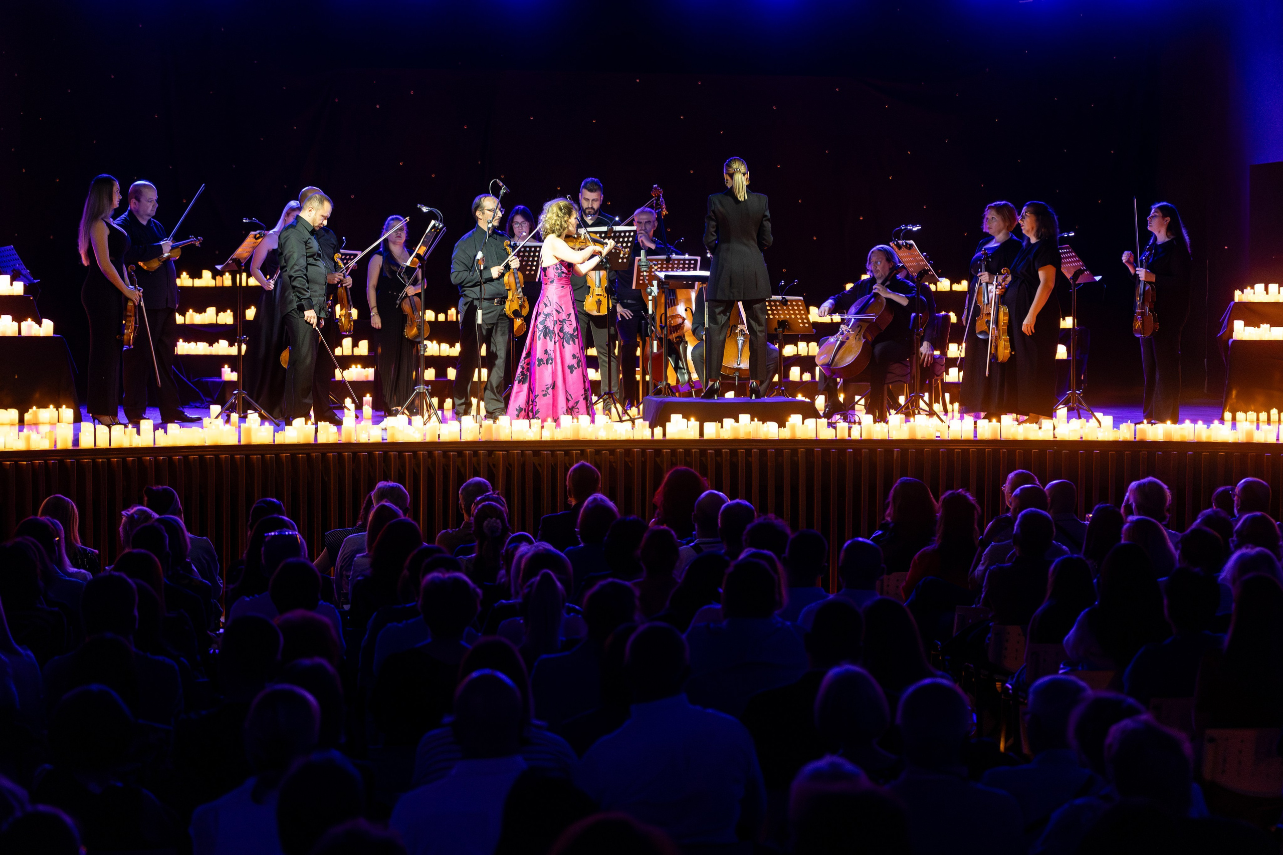 Candlelight Concert Sarajevo is a photography series by photographer Namir Čomaga, presenting the atmosphere of classical music performed in an intimate candlelit setting through concert and event photography.The photographs were created in Sarajevo, Bosnia and Herzegovina, documenting a live classical music performance surrounded by hundreds of candles, capturing musicians, orchestral performance and the unique ambiance of a candlelight concert.This gallery is part of the author's photography portfolio, focusing on Sarajevo photography, Bosnia and Herzegovina photography, concert photography, event photography and classical music performance photography.