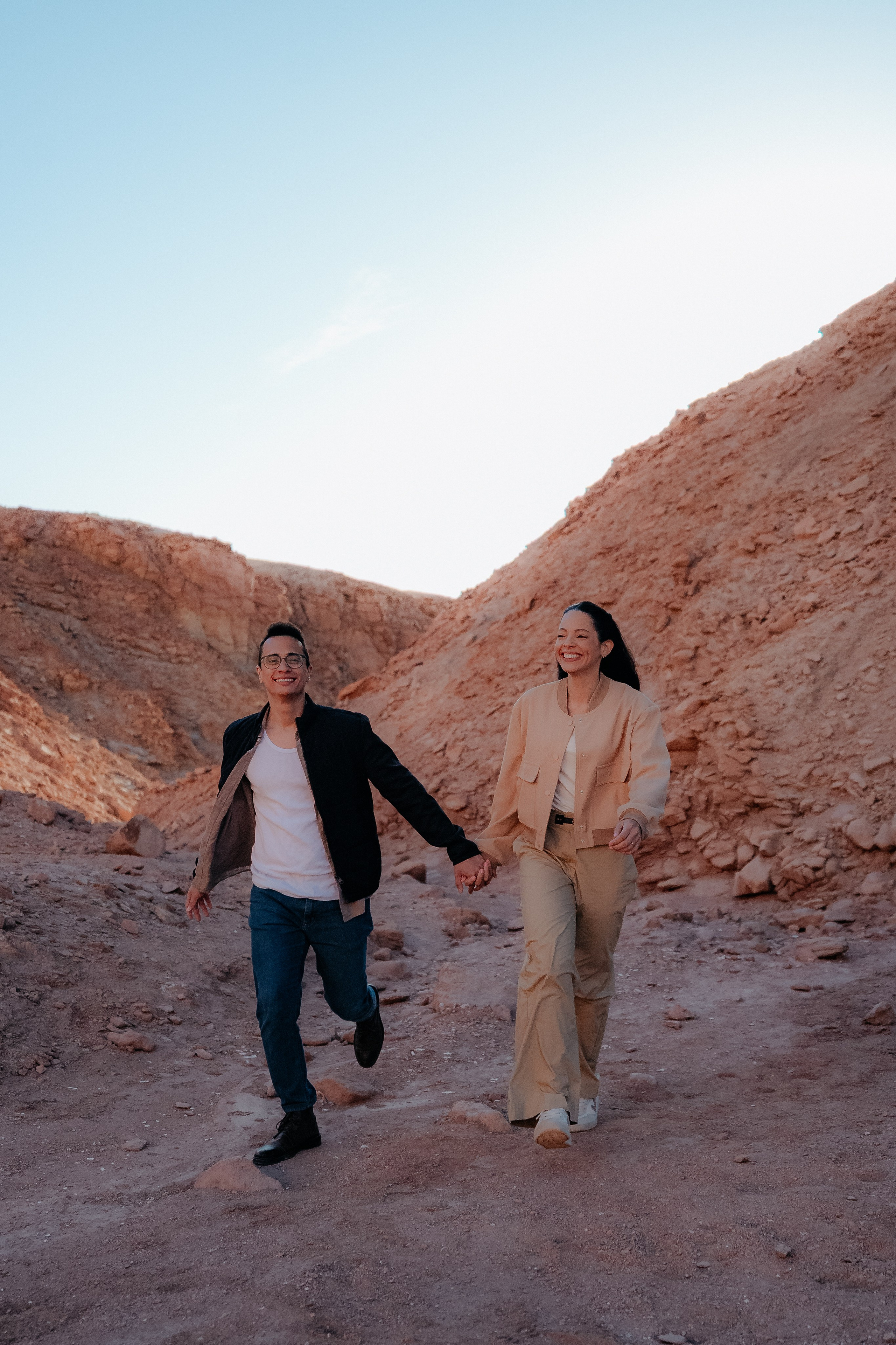 Sessão casual no Vale dos Cogumelos. Fotógrafo em San Pedro de Atacama