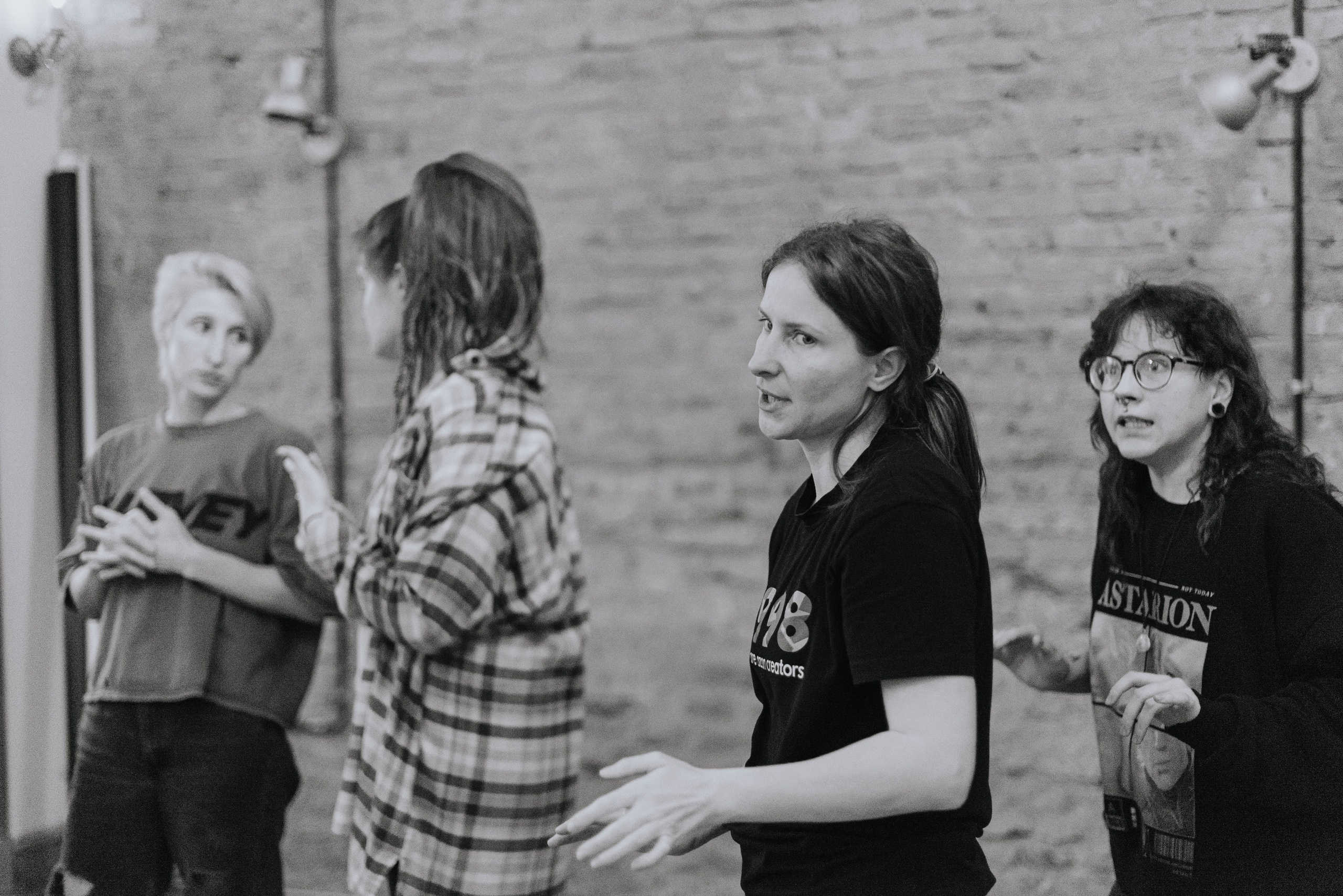 Репетиция @ojo.teatro. Photographer @elmirkami in the city of Buenos Aires