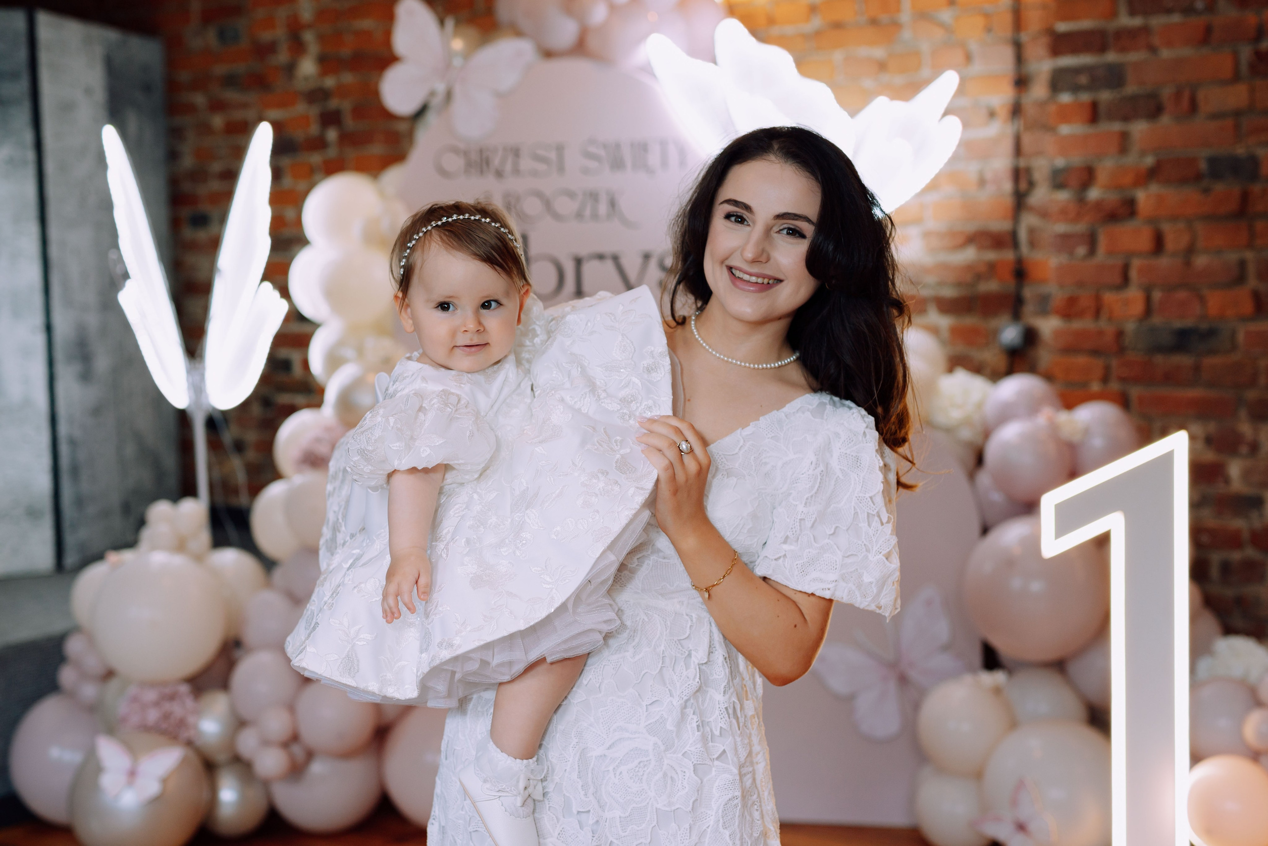 Chrzest Święty i roczek Gabrieli