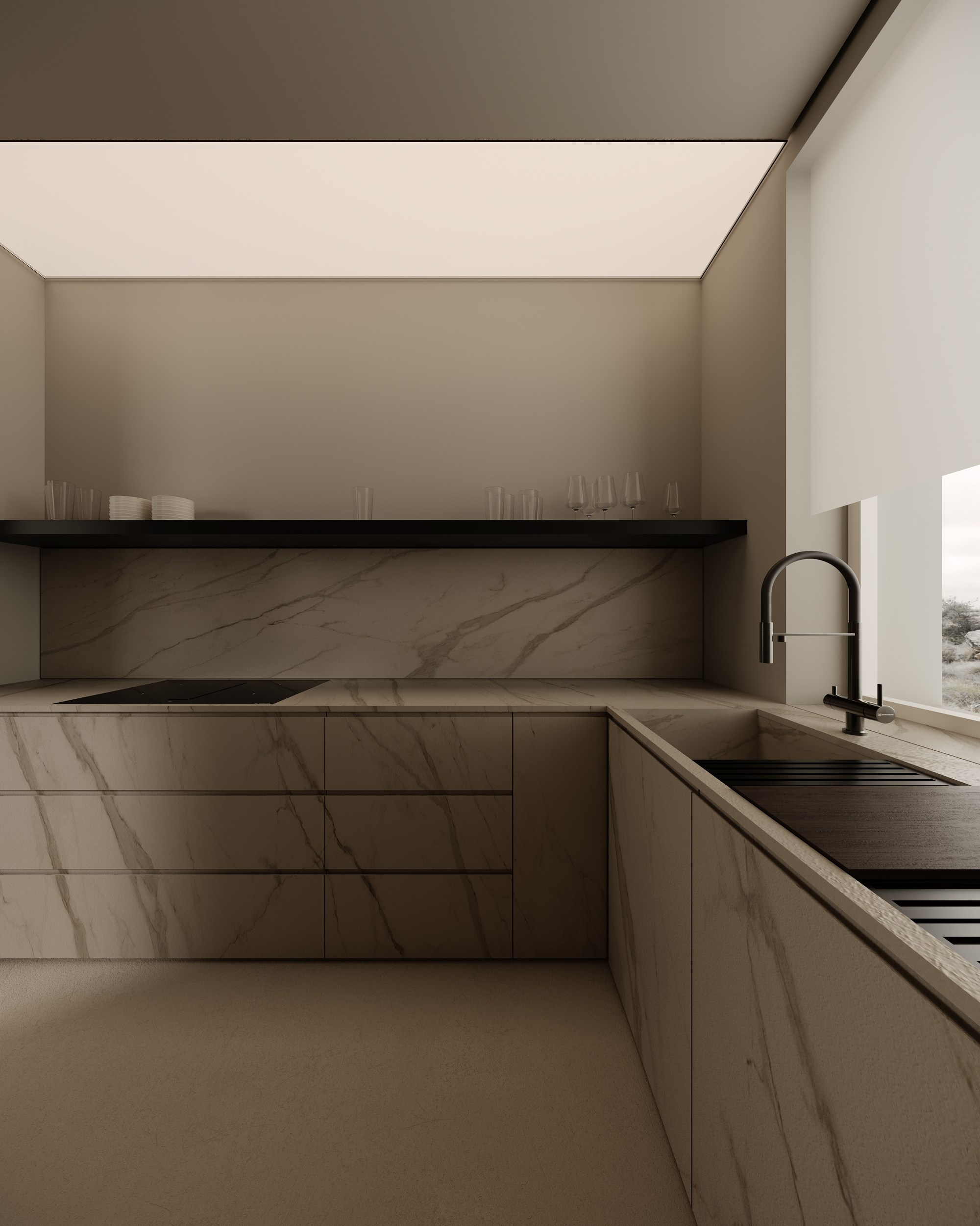 Namo vizualizacijos Norvegijoje. BLIU DESIGN — dizainas / interjeras / architektūra / 3D vizualizacijos / konceptas / parinktys