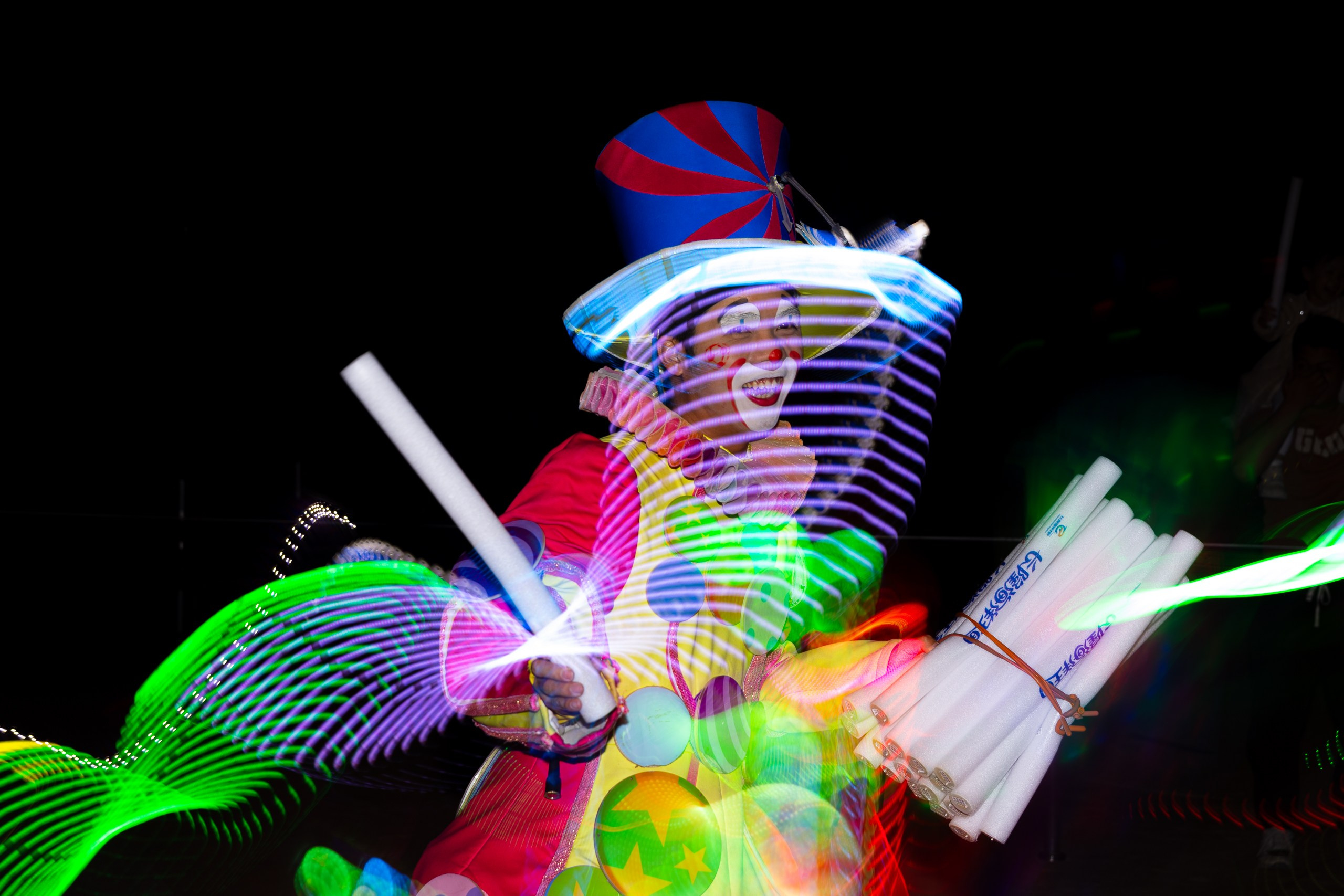 Ночной парад freezlight