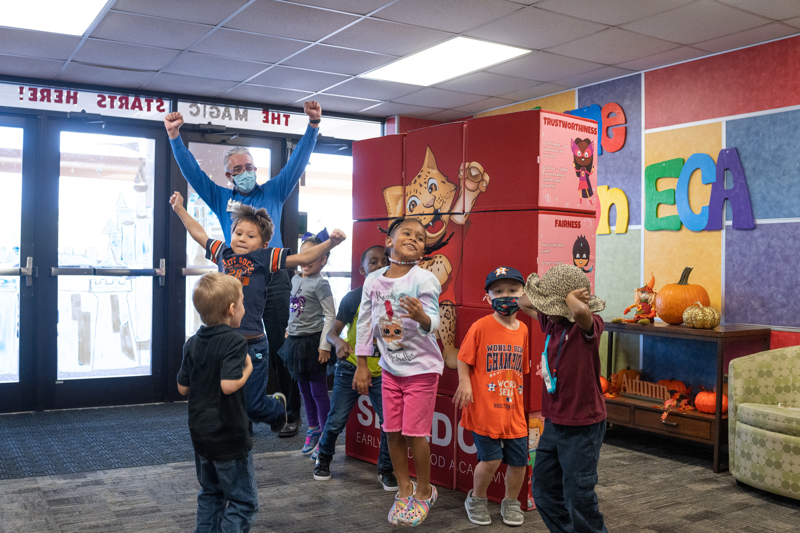 At school. Photographer Irina Kozhemyakina. Houston