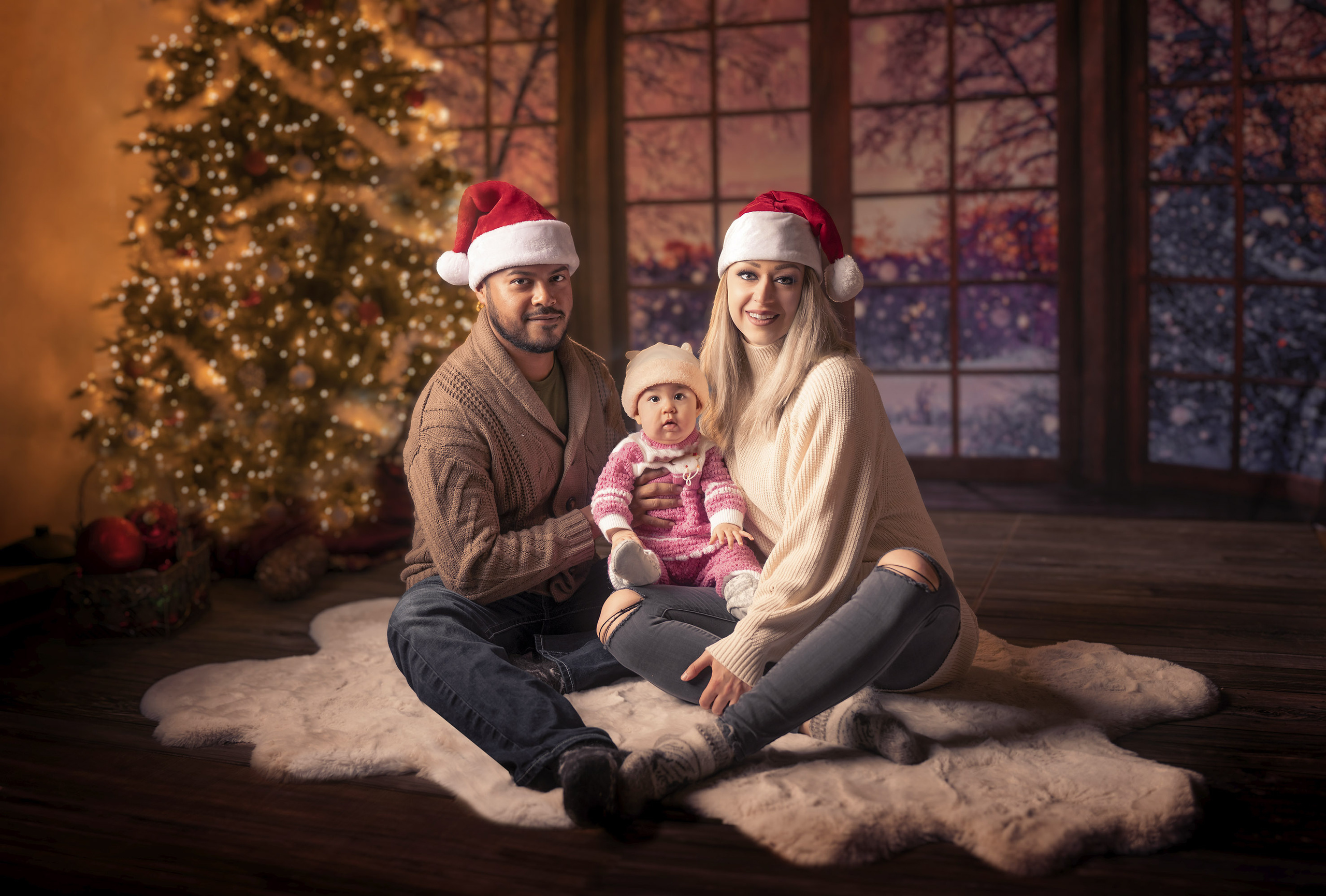 New Year photo sessions 2021. Photographer Irina Kozhemyakina. Houston