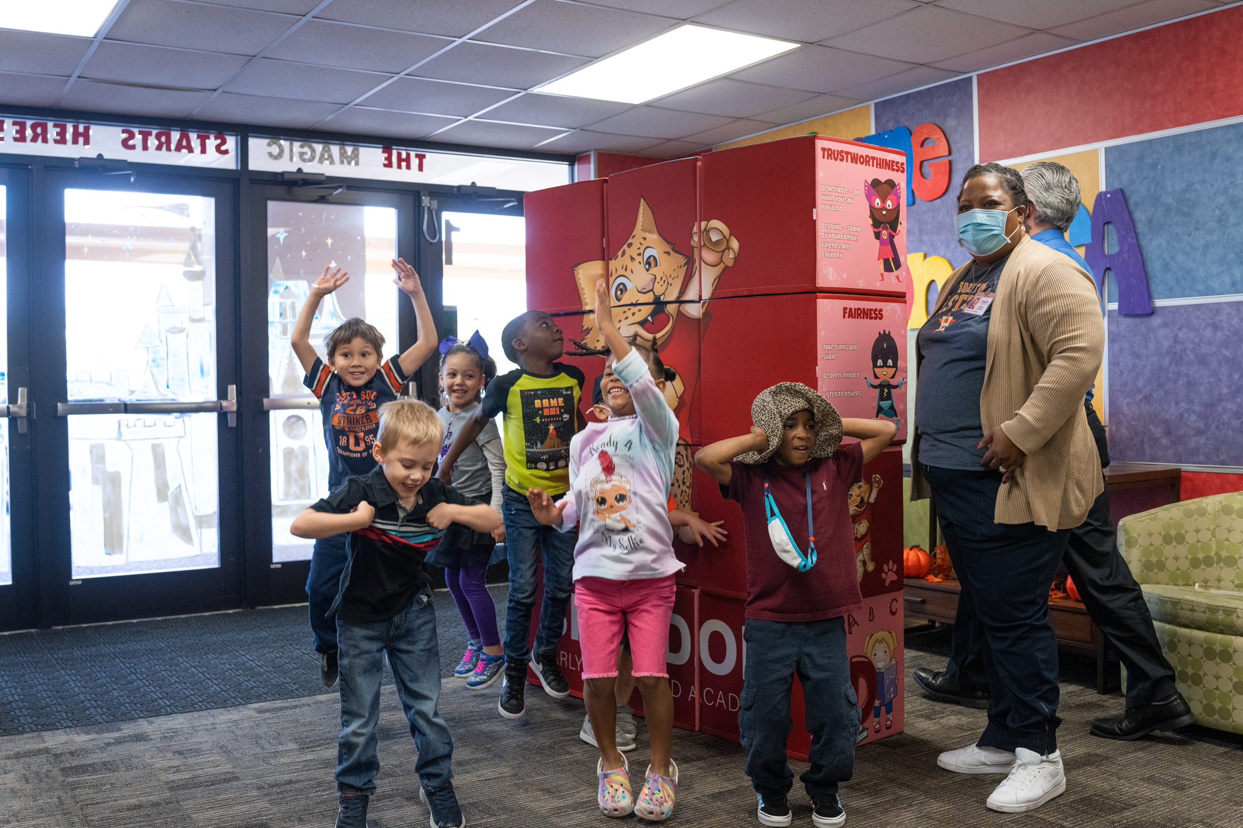 At school. Photographer Irina Kozhemyakina. Houston