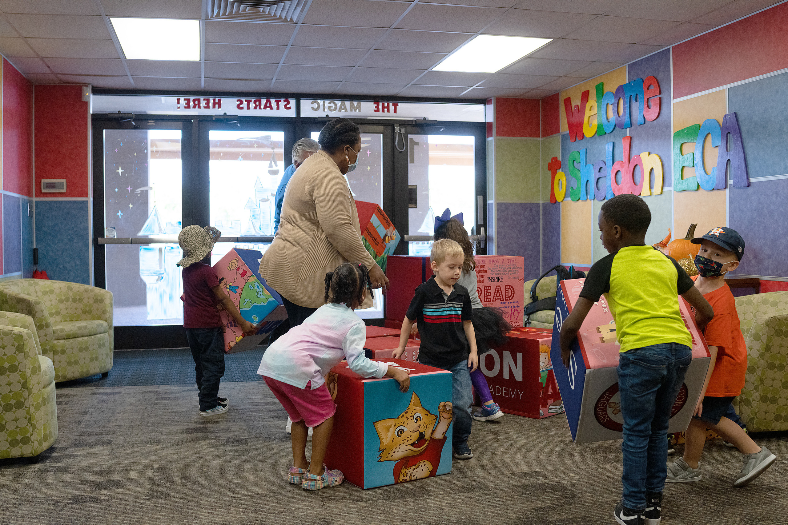 At school. Photographer Irina Kozhemyakina. Houston