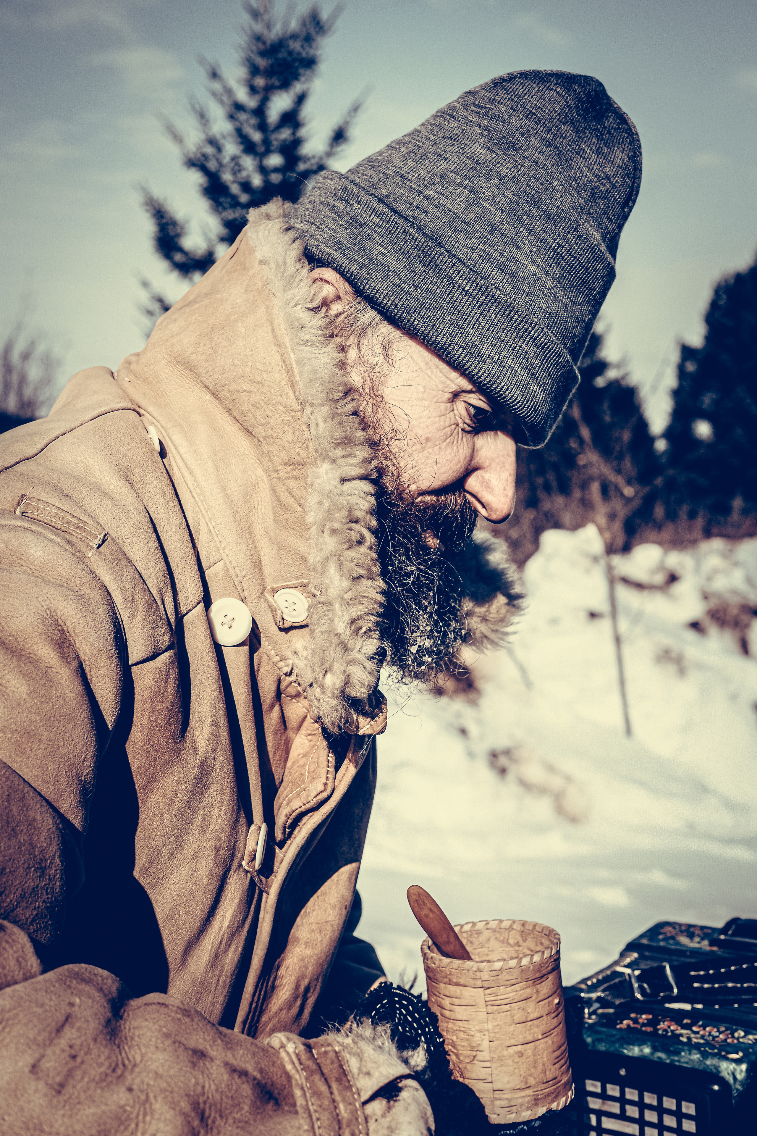 A Man | Winter Time | Russia | Yuko Photography