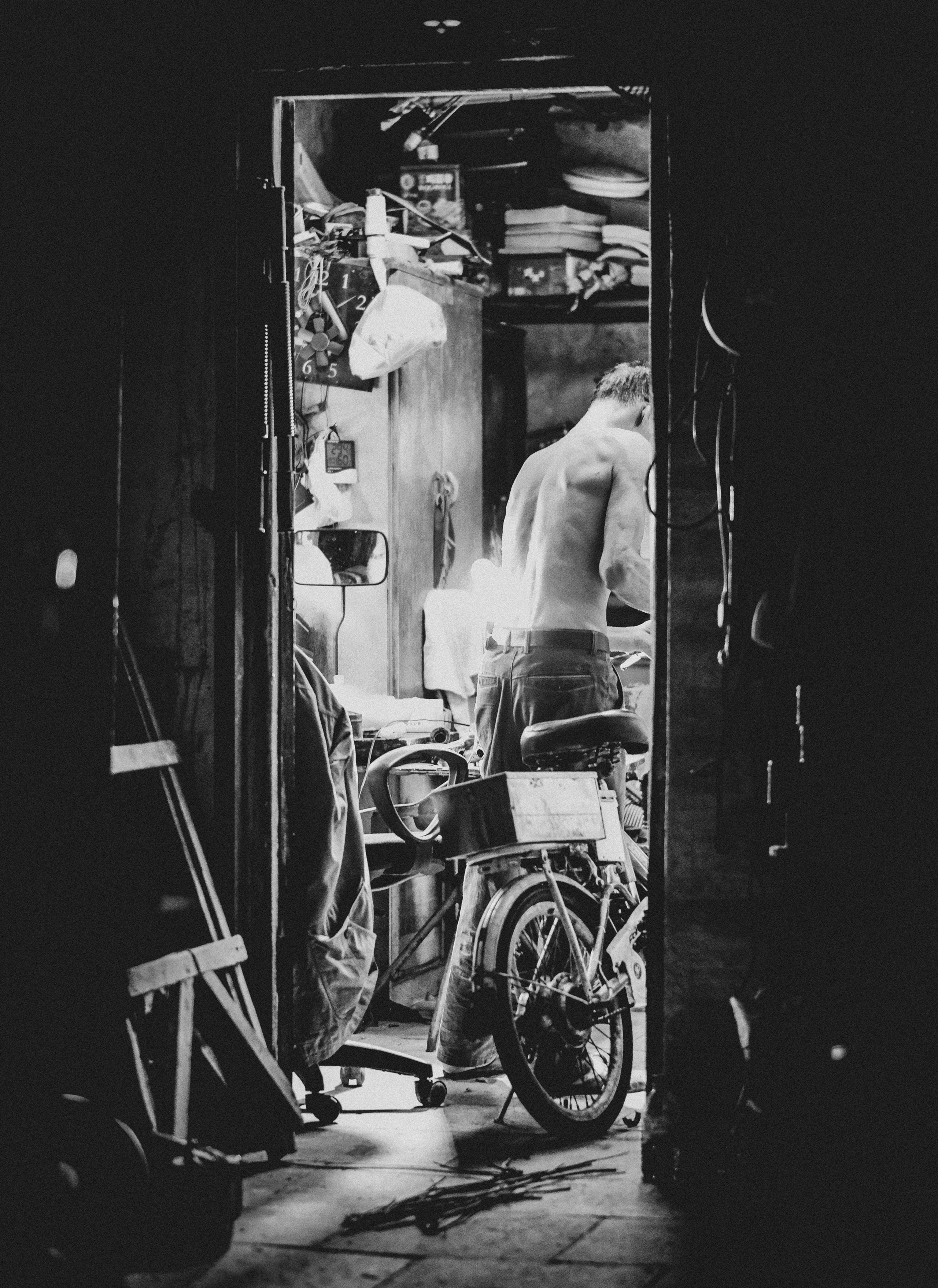 Jiangmen Streets | China | Black and White Photography | China Town