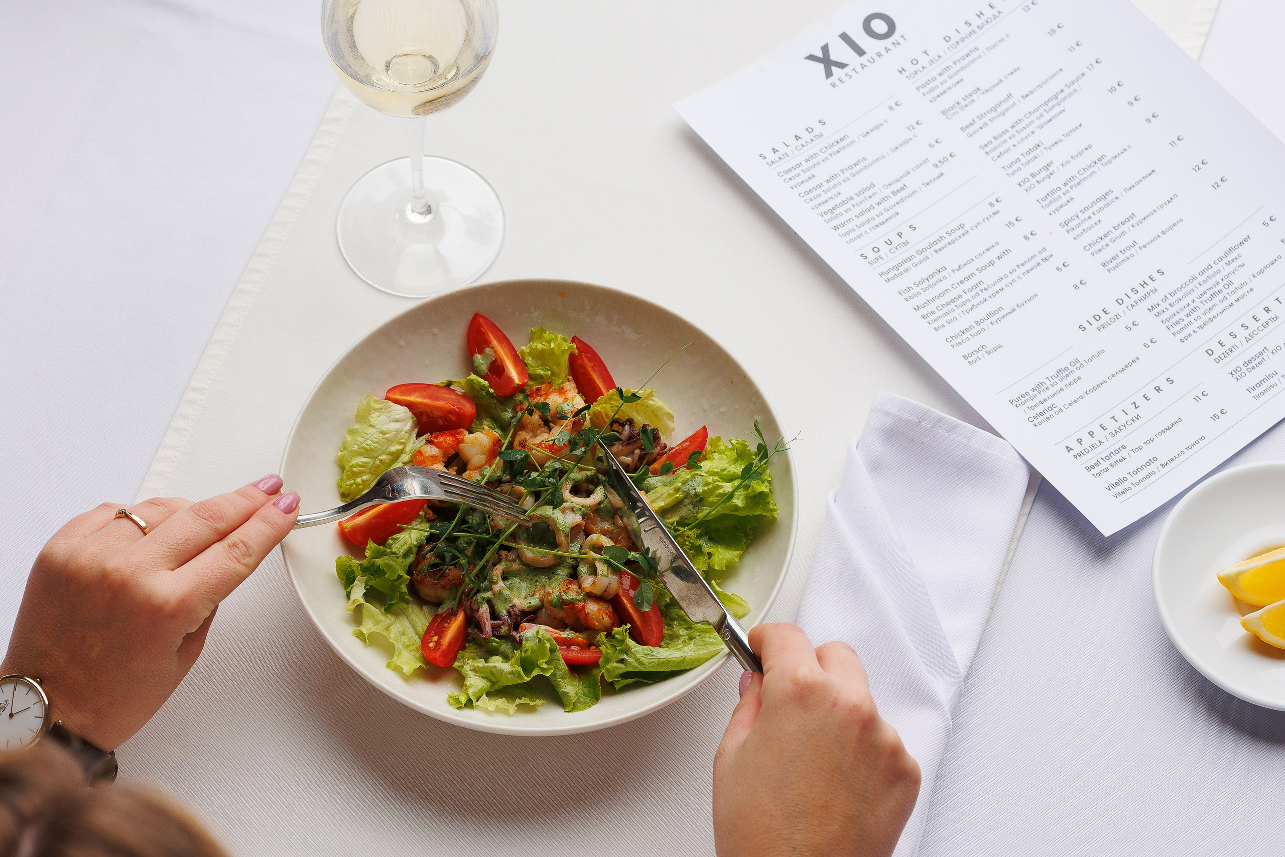 Фотосъемка меню. Фотограф в Черногории Андрей Свитайло