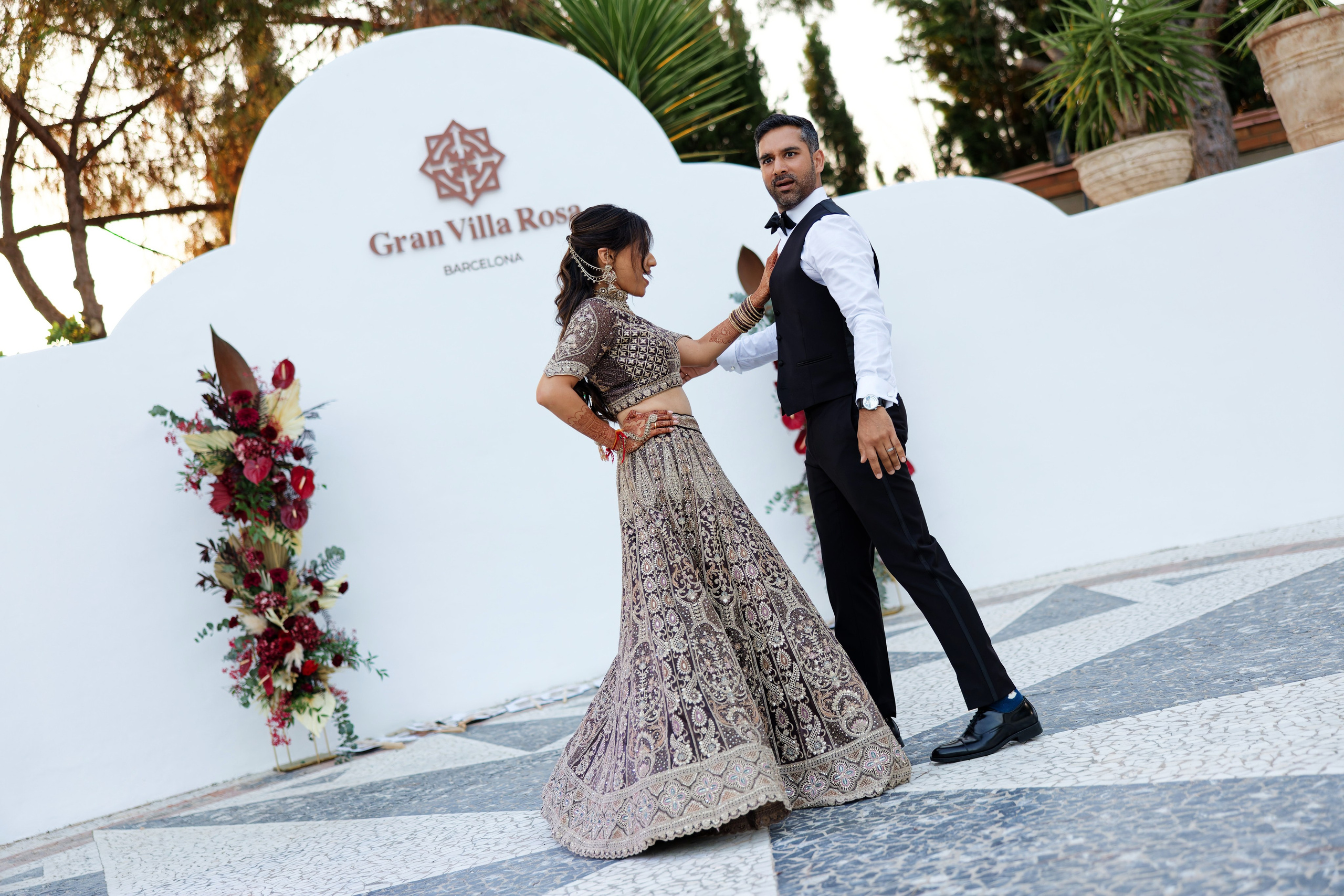 Indian wedding at Gran Villa Rosa, Barcelona, Spain Preview