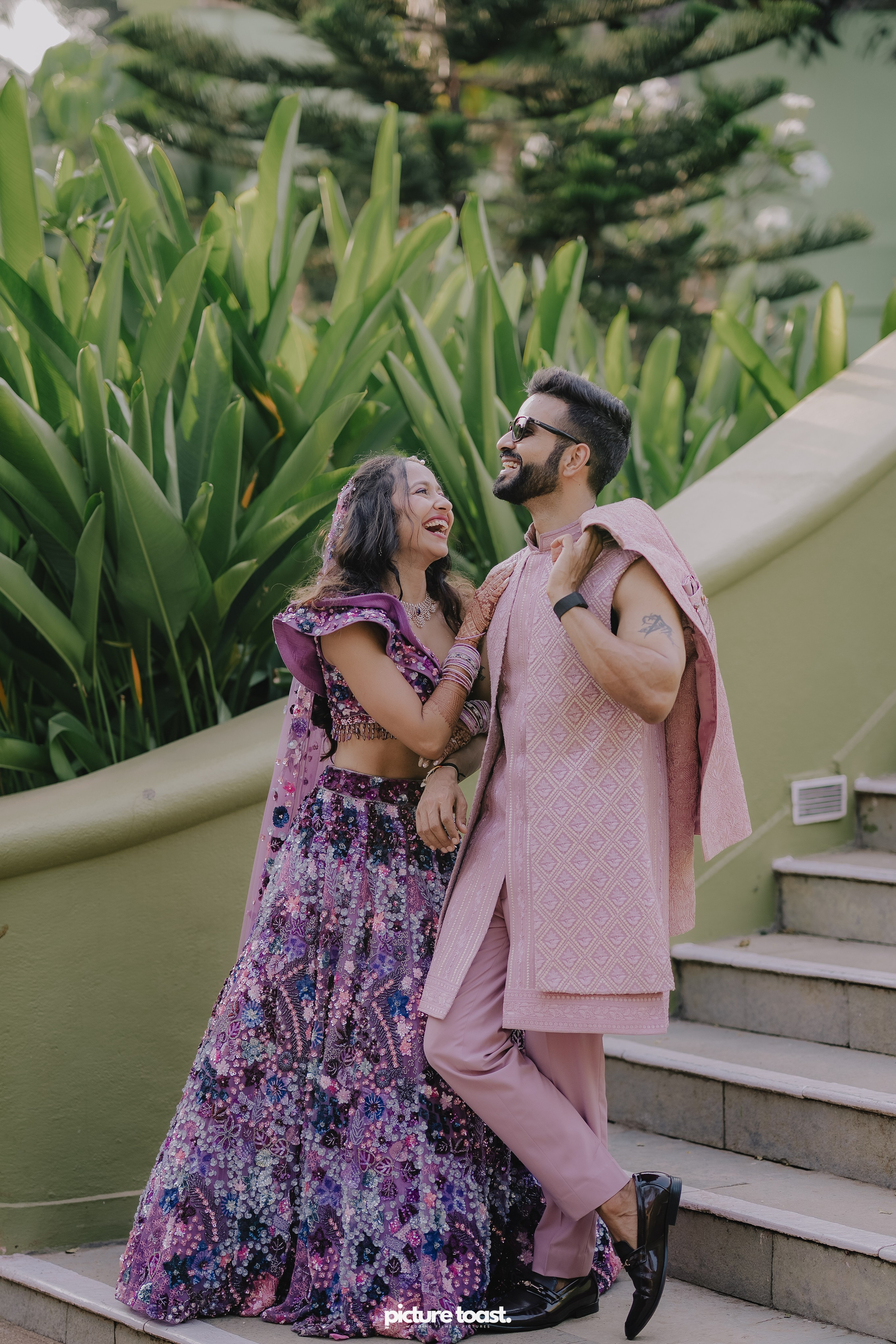 Varamala Ft. Barbie & Aneesh. Fine art Wedding Photographers in India & Canada