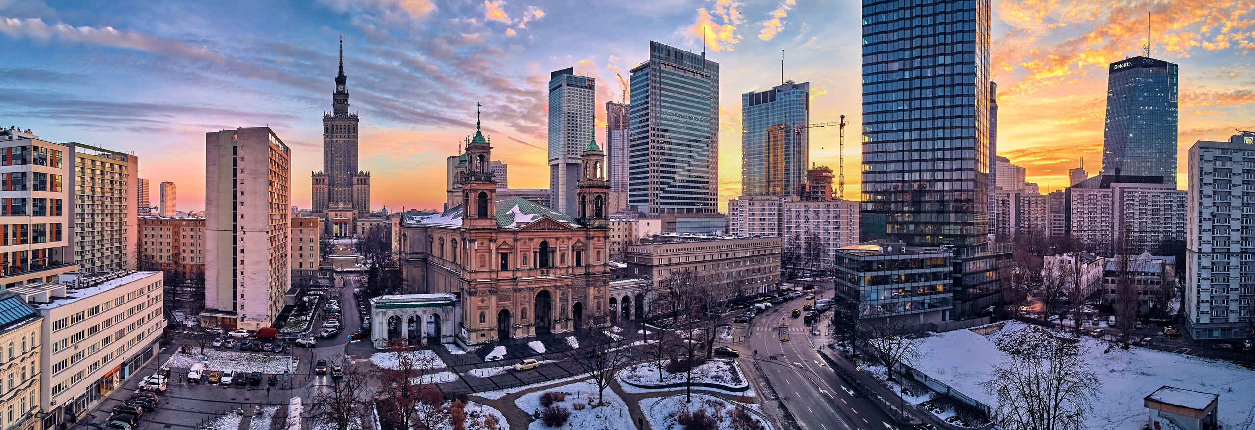 Lotnicza dronowa fotografia Warszawy - Miasto widziane z lotu ptaka. Андрей Шипилов — Фотография & Видеография