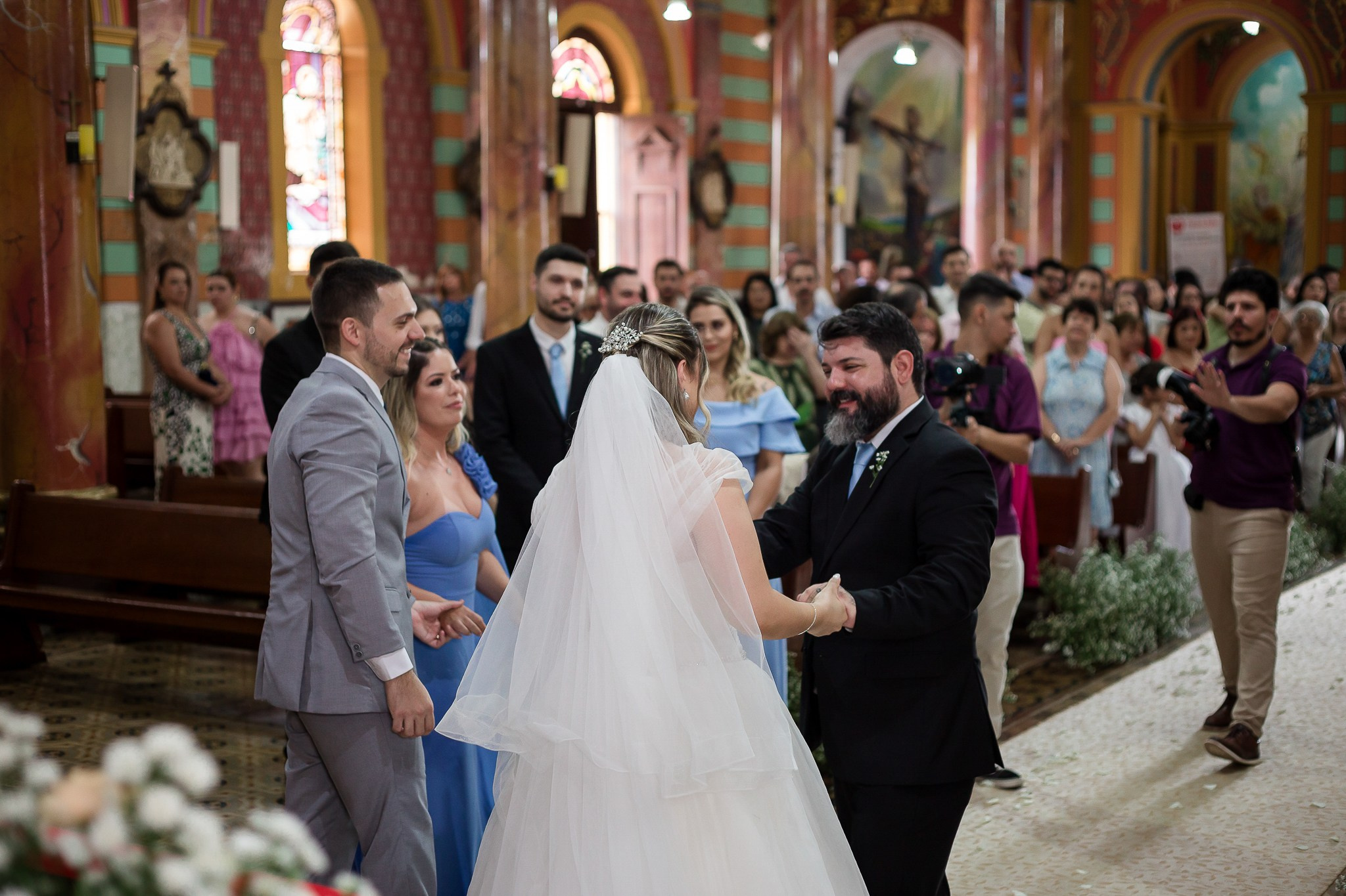 NETO E NAYARA CERIMONIAL COMPLETO. Fotógrafo de casamento