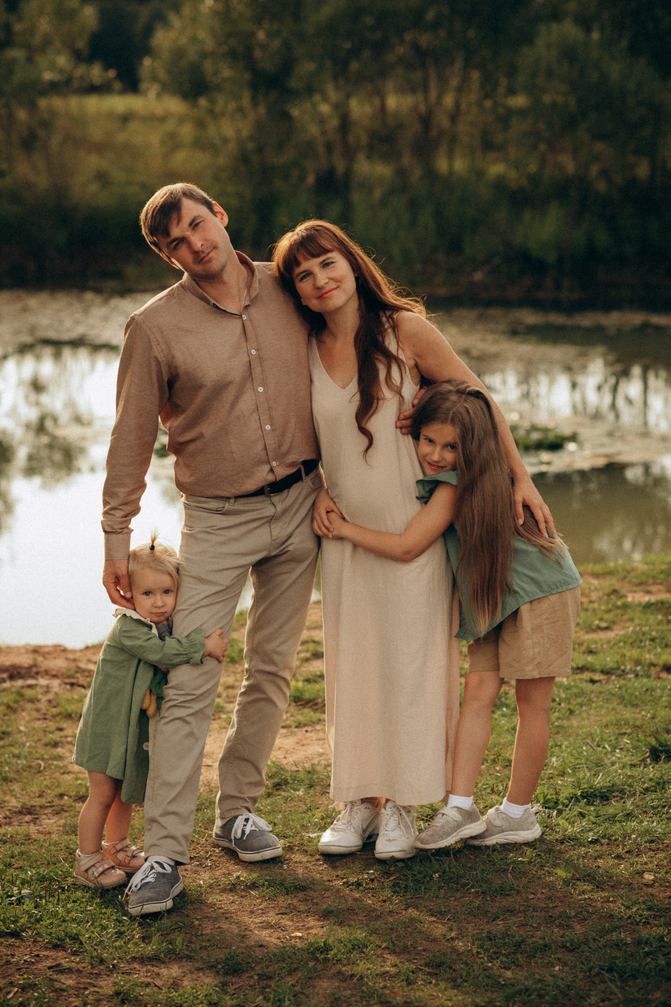 summer photoshoot outdoors