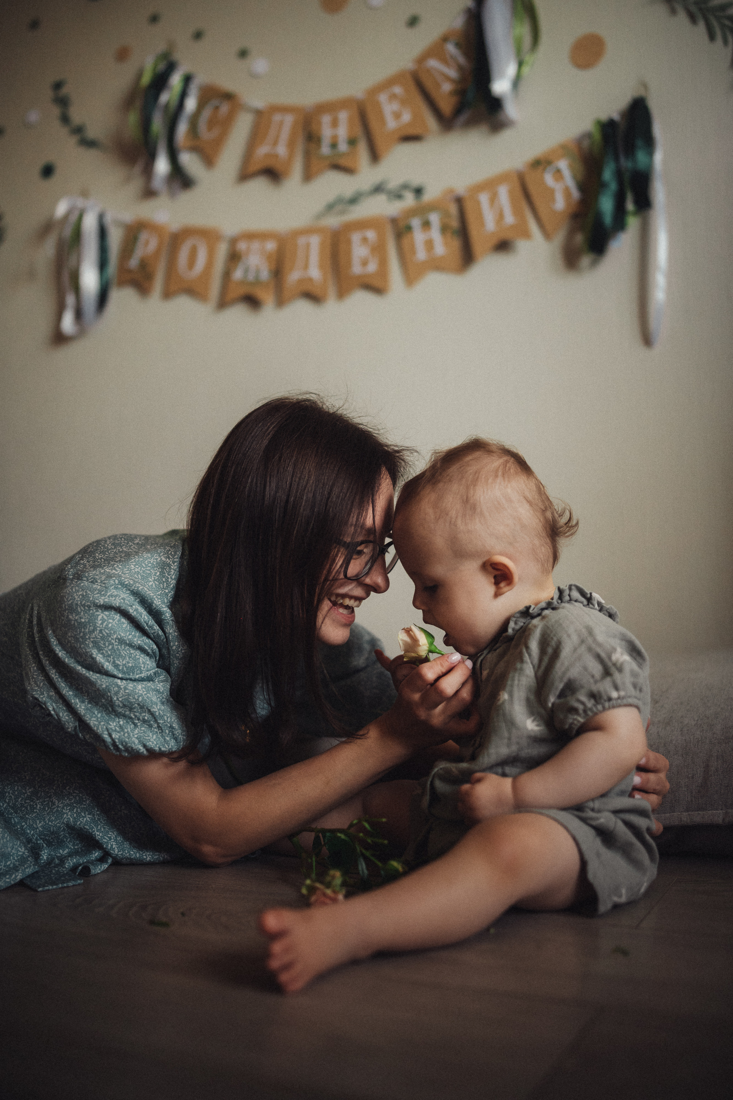 First birthday baby photoshoot at home. Wedding & Family photographer in County Donegal and Dublin, Ireland