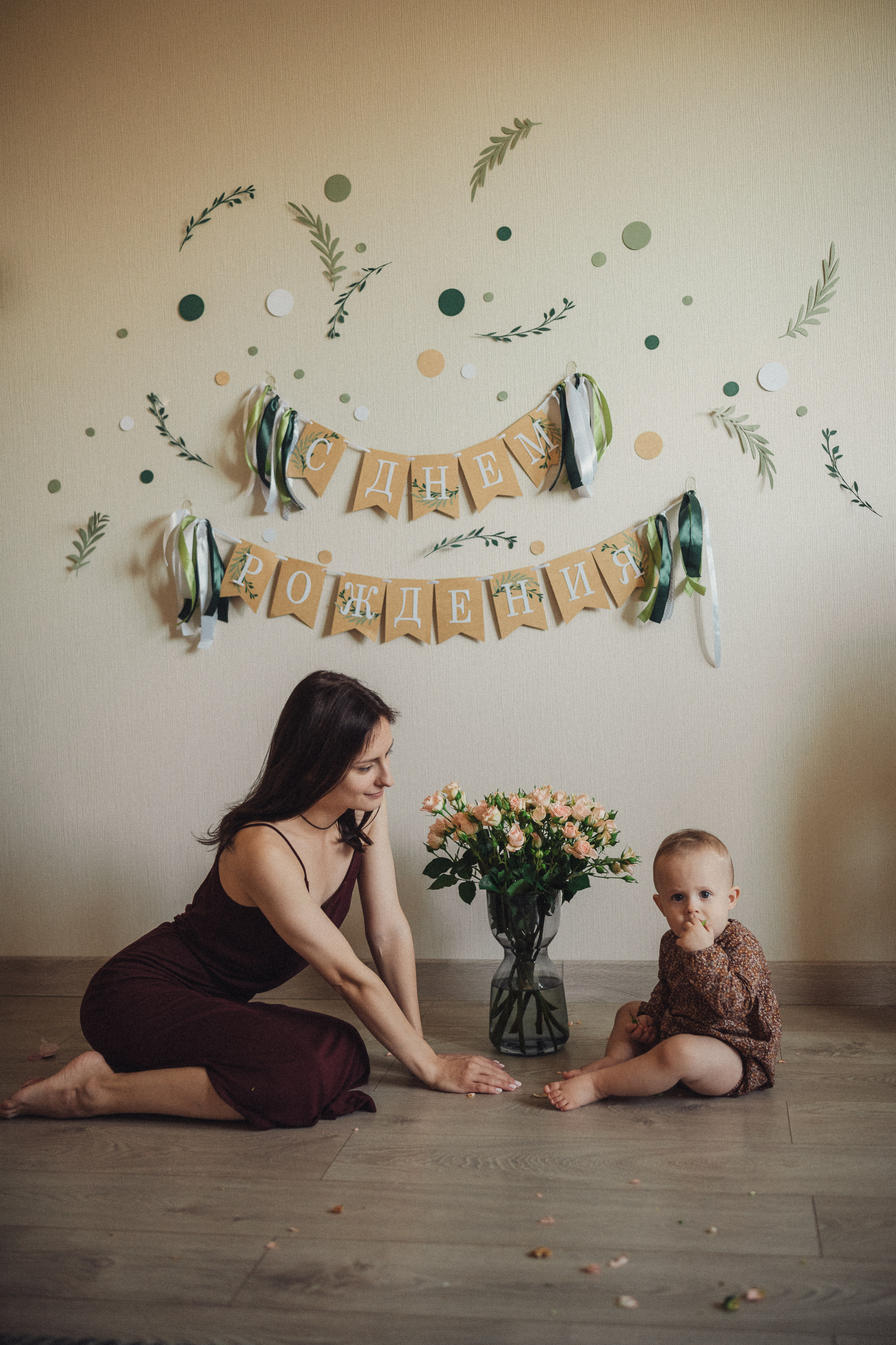 First birthday baby photoshoot at home. Wedding & Family photographer in County Donegal and Dublin, Ireland
