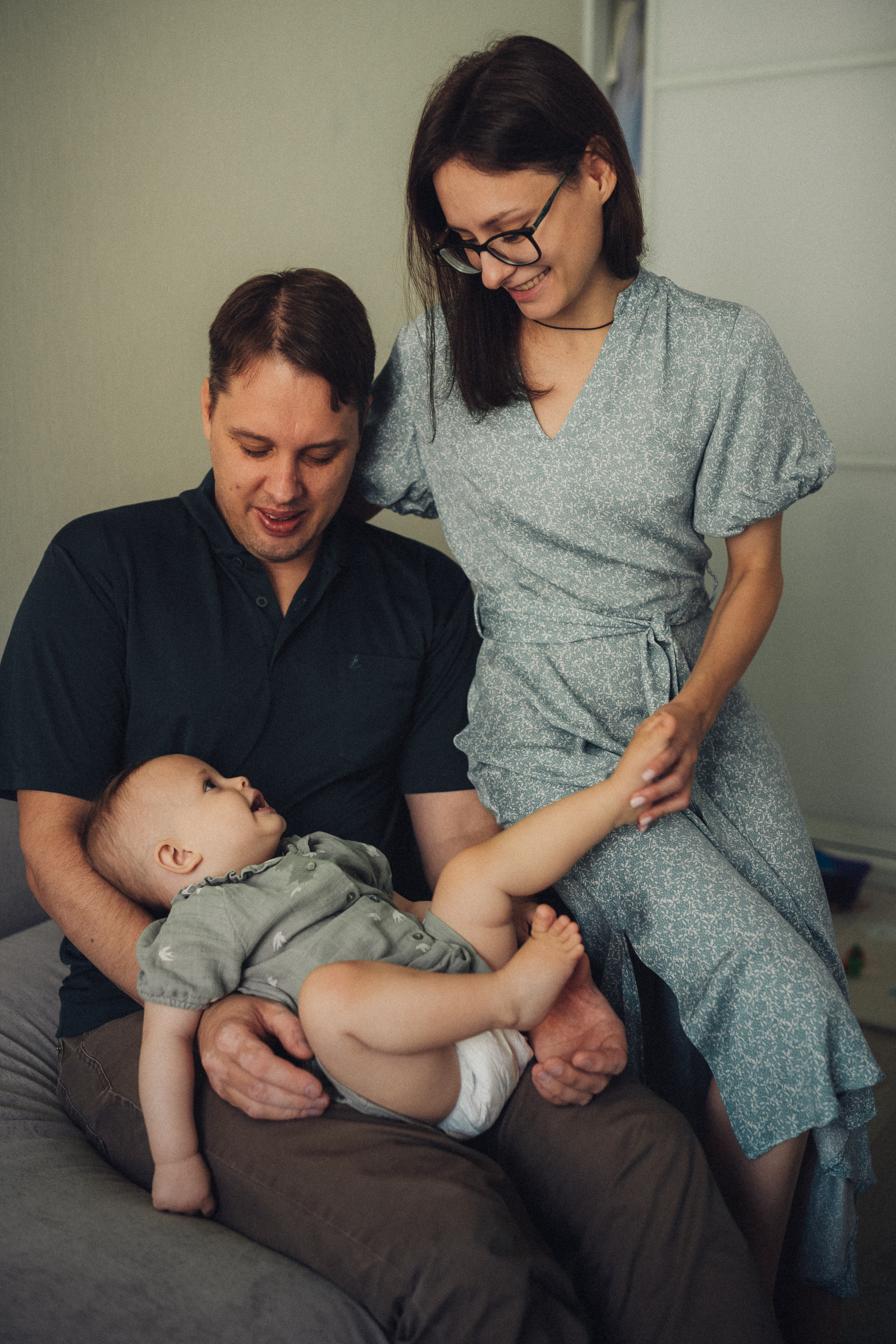First birthday baby photoshoot at home. Wedding & Family photographer in County Donegal and Dublin, Ireland
