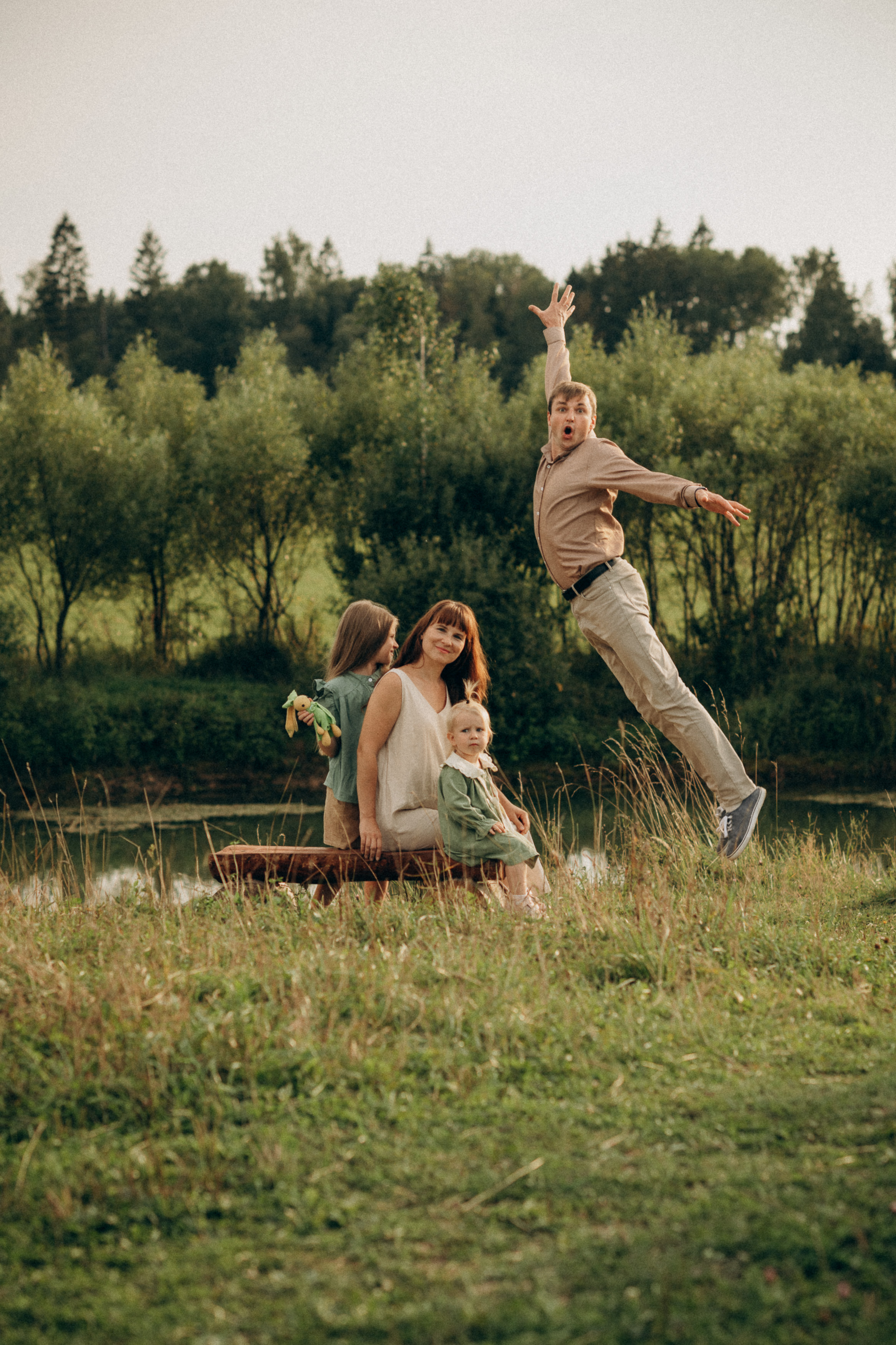 Candid family photoshoot outdoors. Wedding & Family photographer in County Donegal and Dublin, Ireland