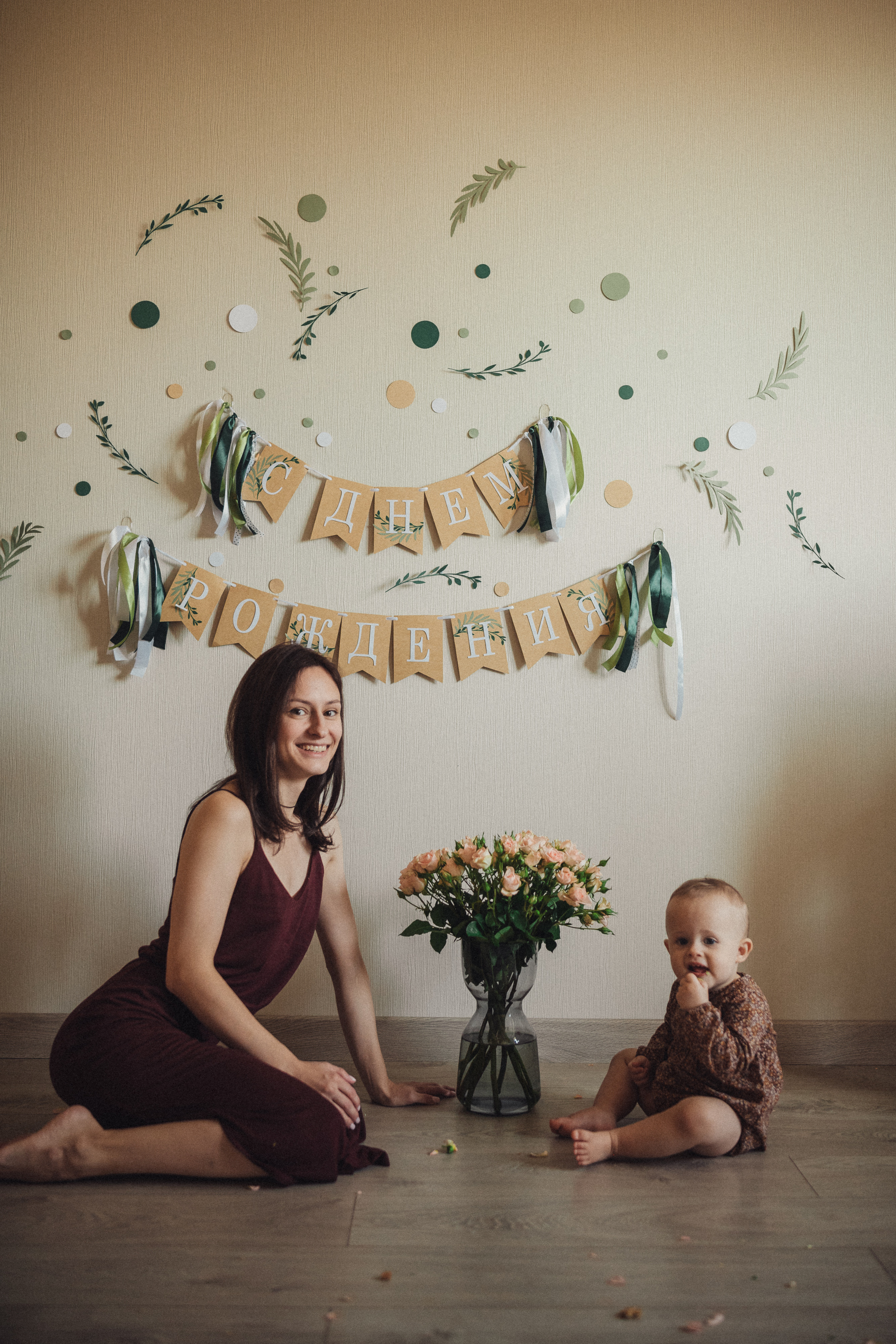 First birthday baby photoshoot at home. Wedding & Family photographer in County Donegal and Dublin, Ireland