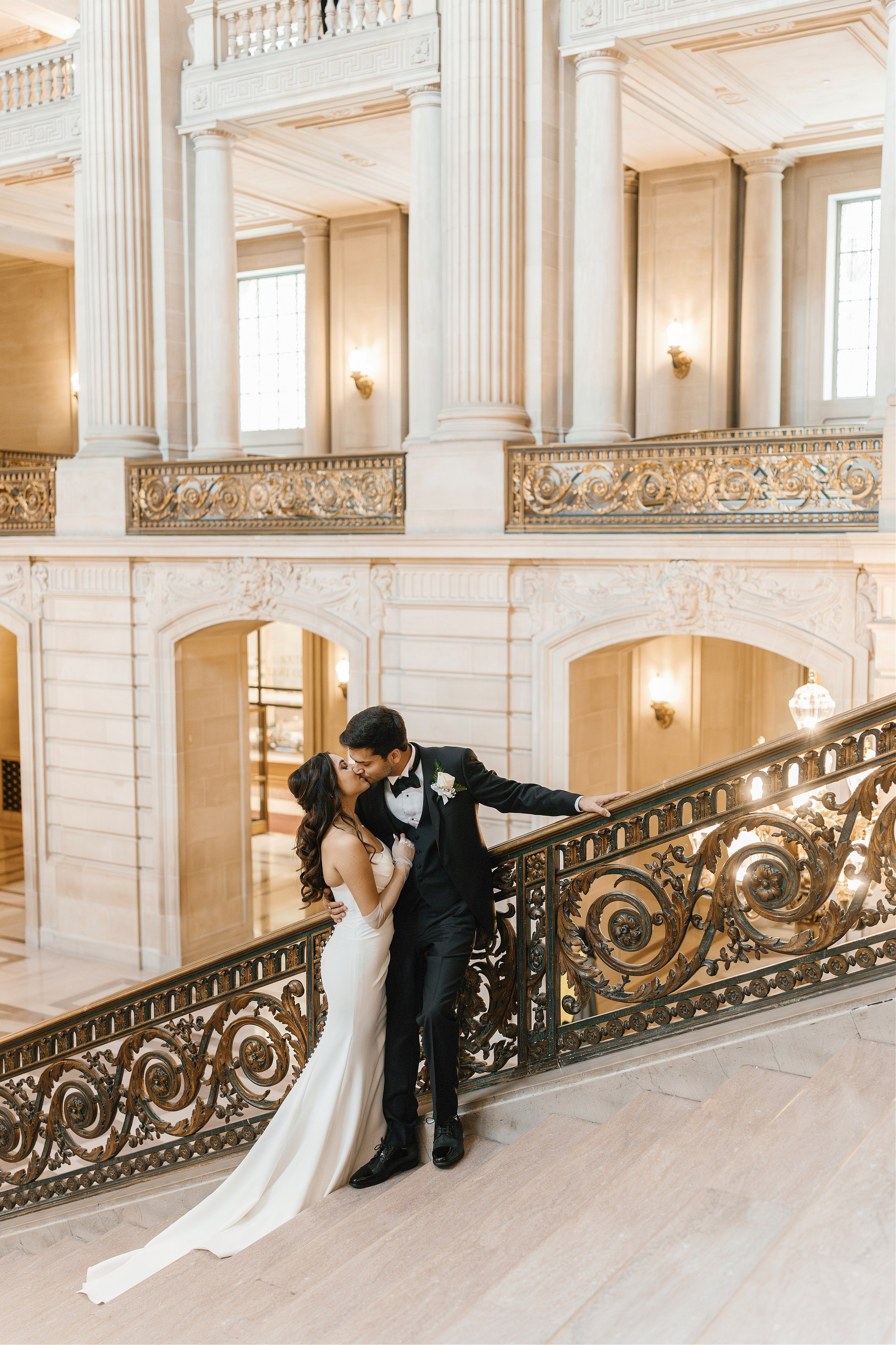 San Francisco City Hall Wedding. Wedding Photography & Videography Team in California, Los Angeles, San Francisco, San Diego and Travel