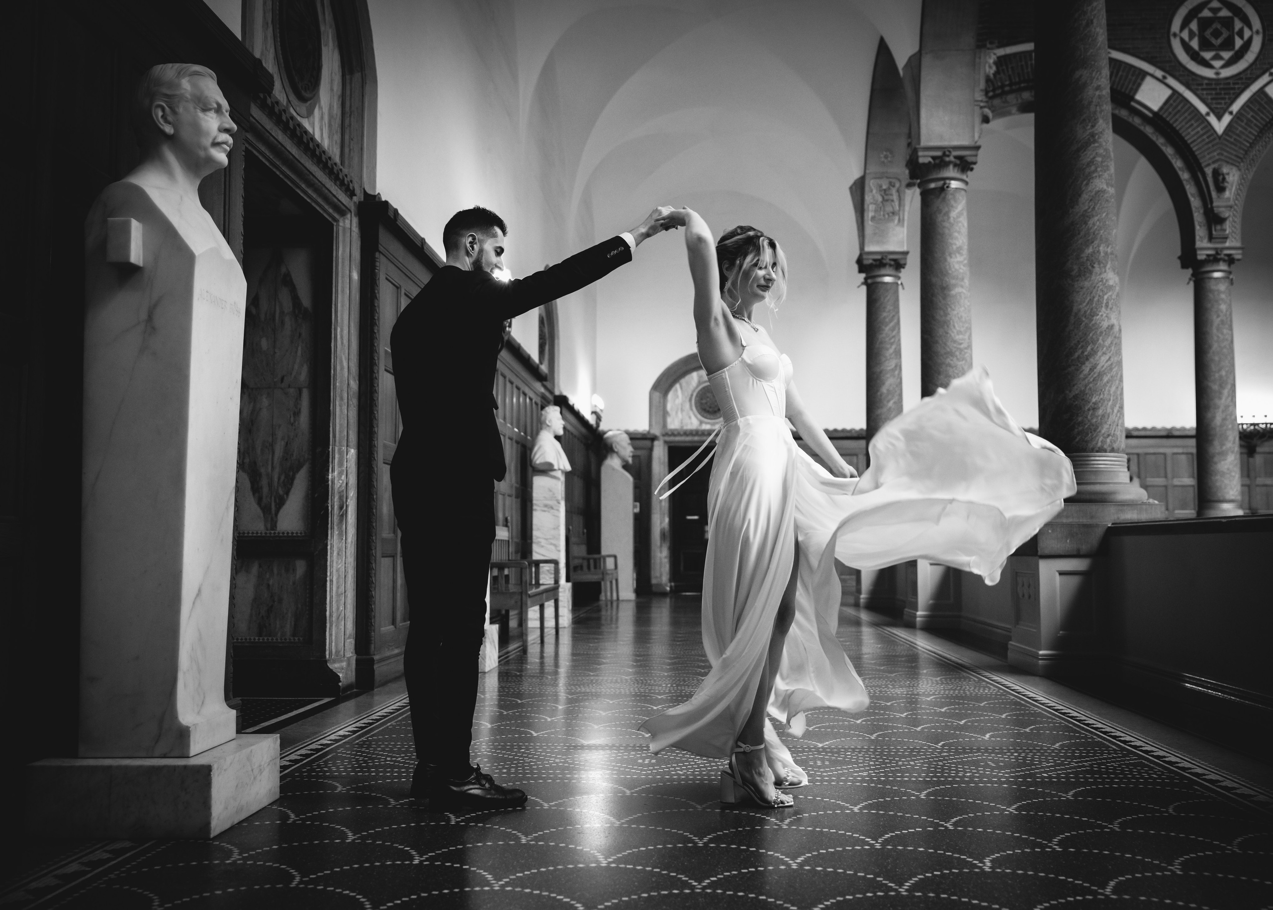Johanna and Miroslav. Professional wedding photographer in Copenhagen, Denmark — Julia Byron