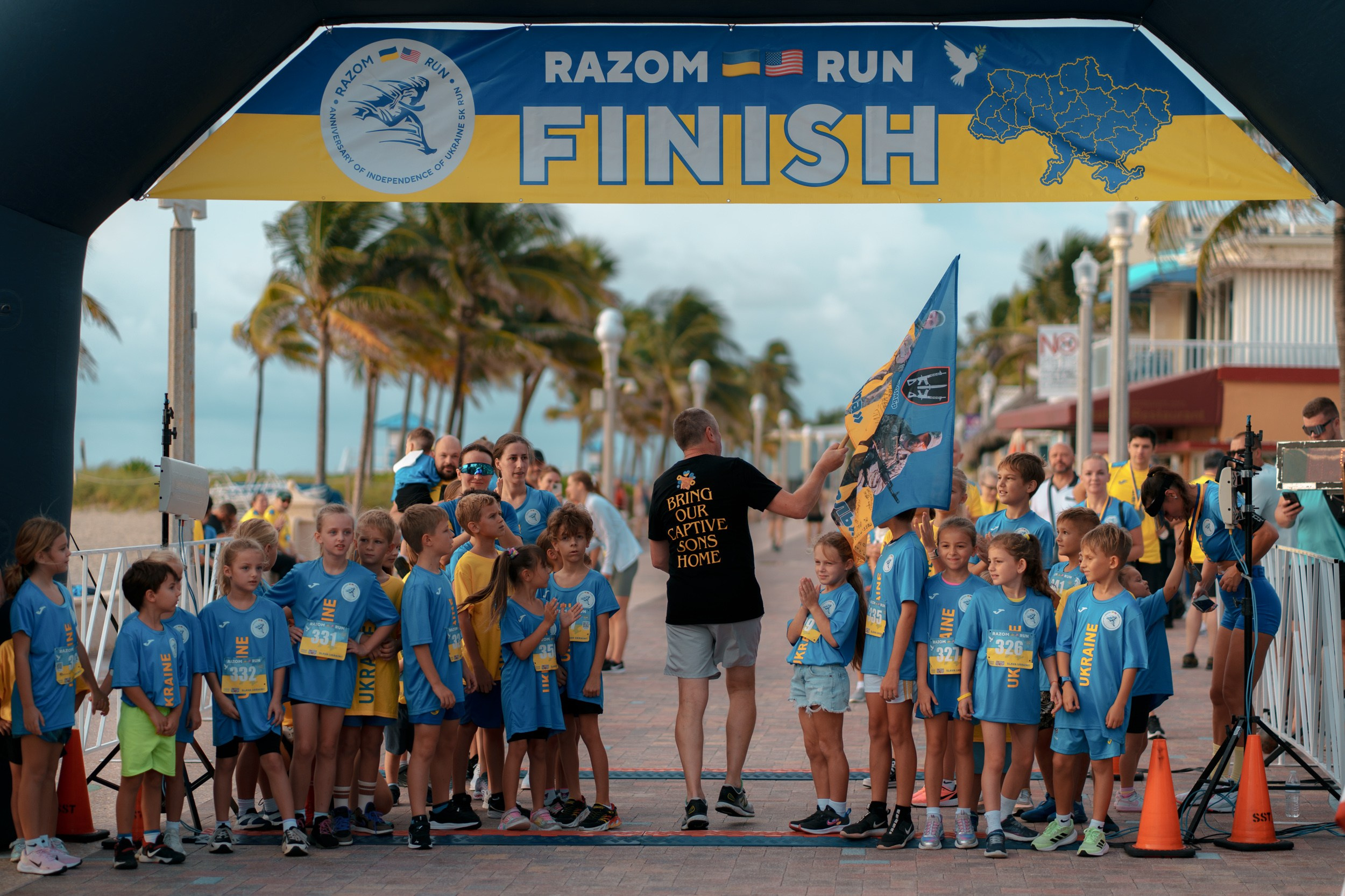 RAZOM RUN. ФОТОГРАФ ФЛОРИДА МАЙАМИ