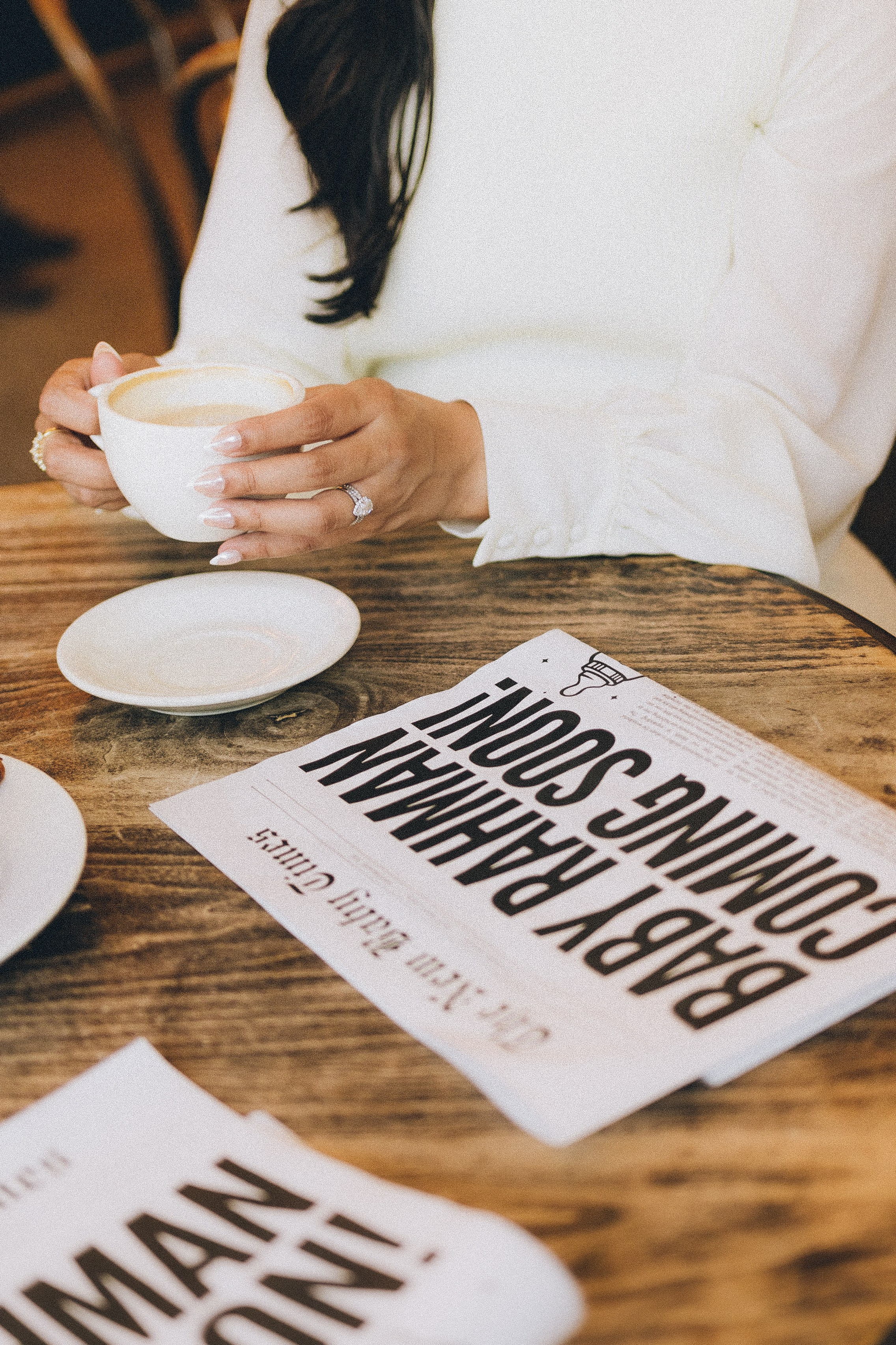 Baby Rahman Announcement. Sara Eulalia | Virginia Photographer