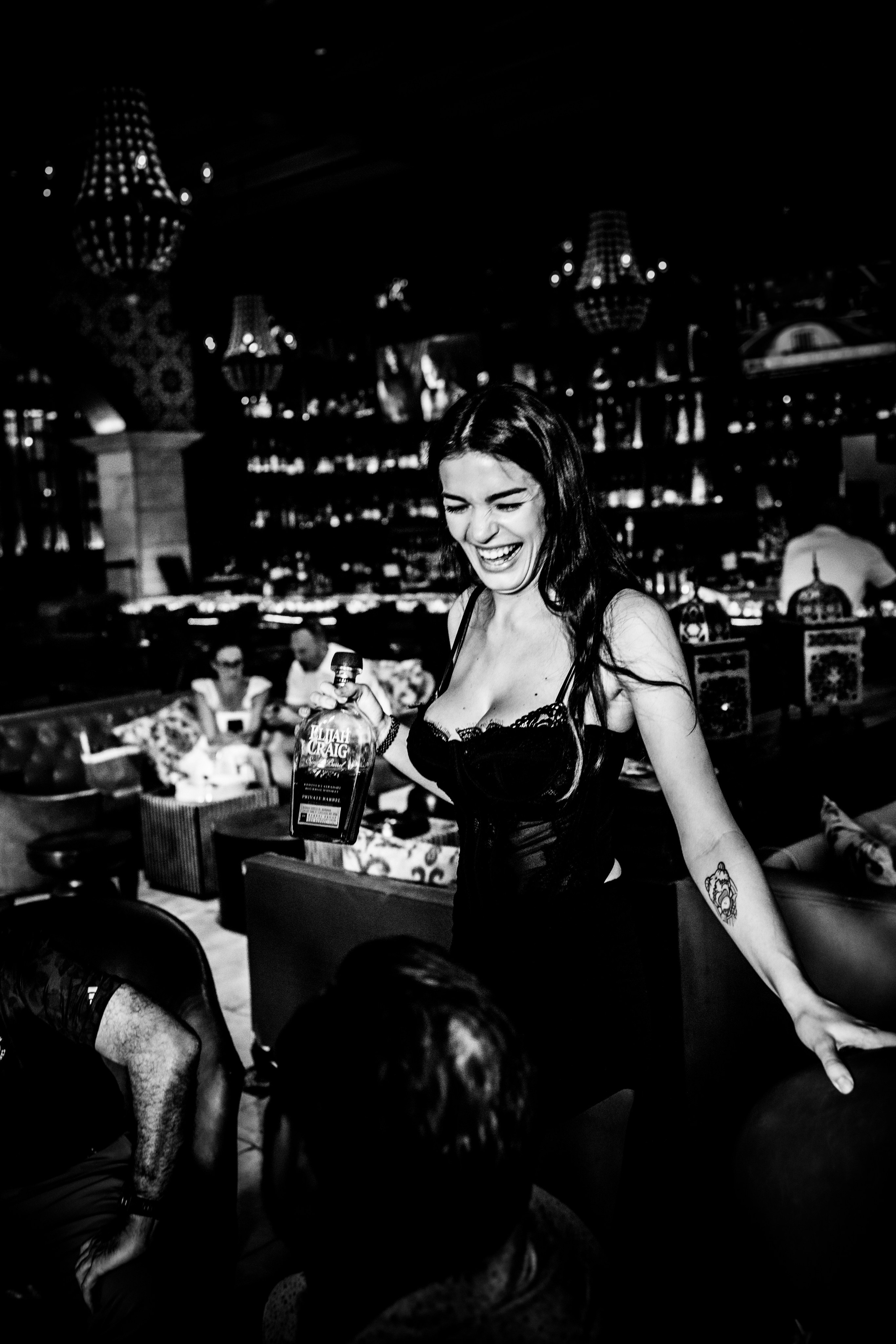 Burn Black and White Series. Out and About 239