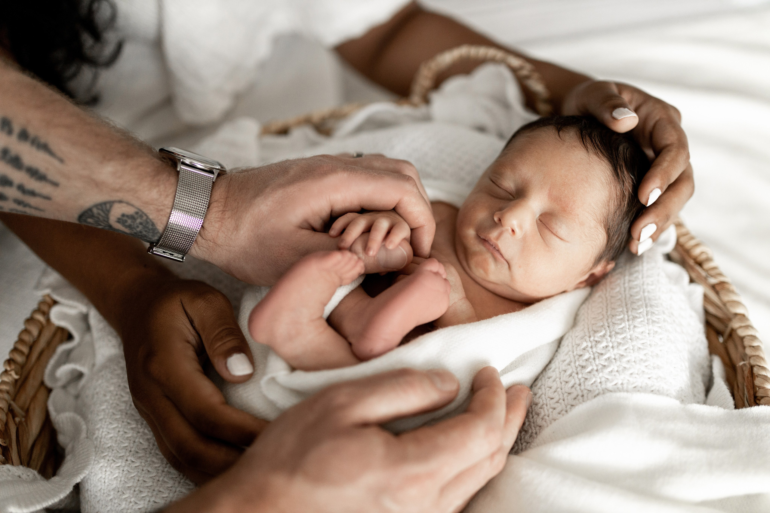 Newborn Lifestyle. Family photographer in Bay Area, California