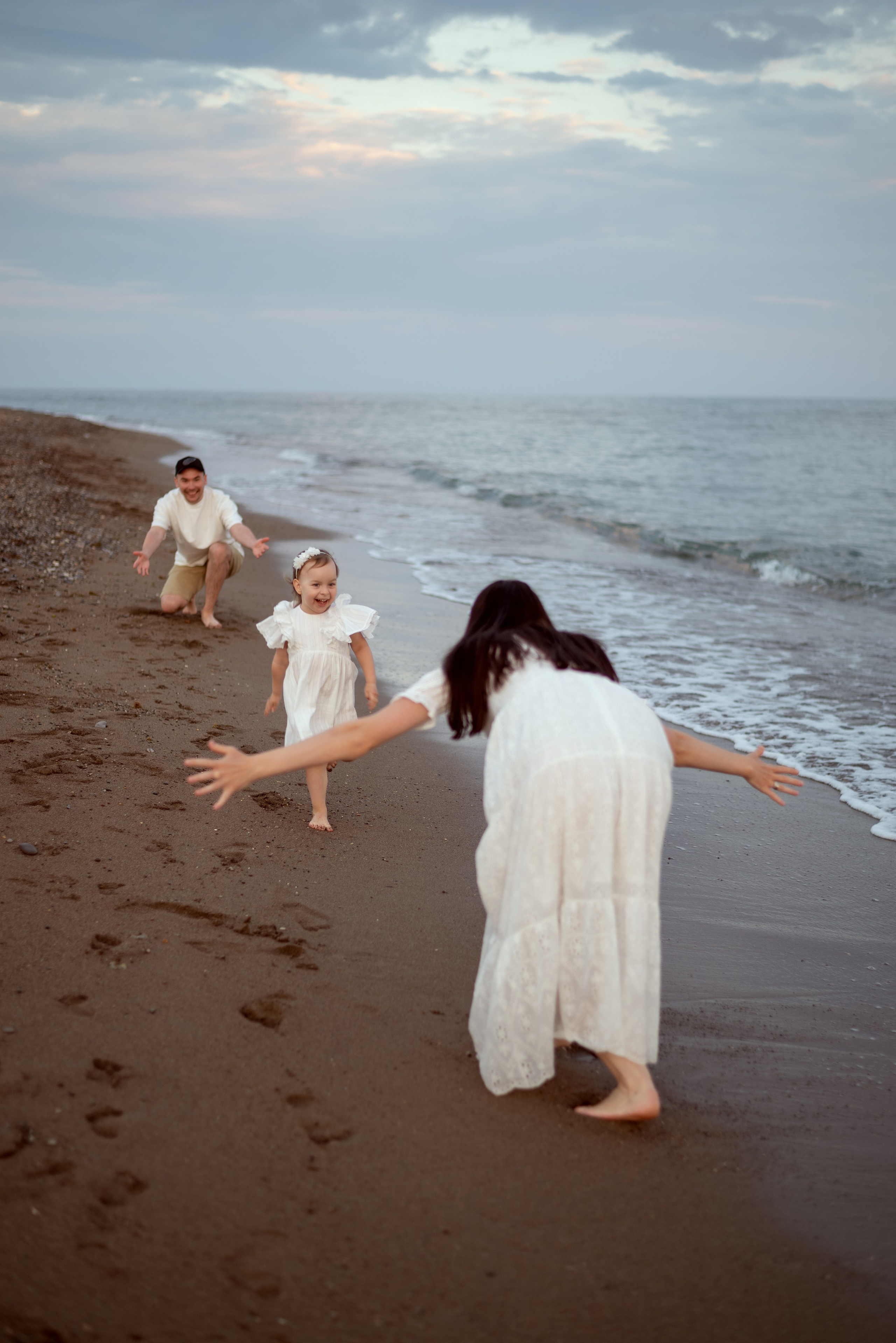 Семейная фотосессия на пляже в Белеке. Фотограф Анталия, Кемер, Белек, Сиде Дарья Кая