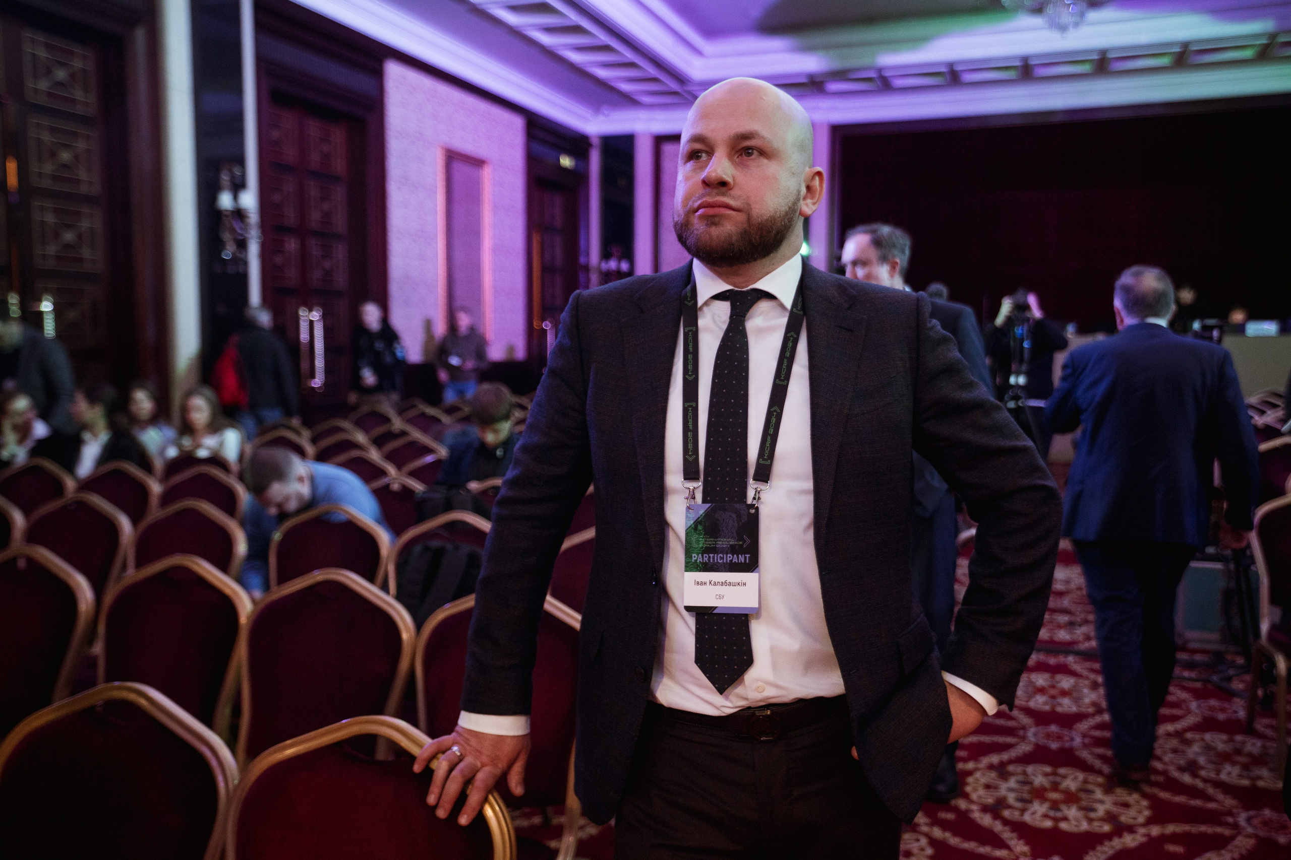Cyber Resilience Forum. Kostiantyn Holinchenko. Reportage and portrait photographer