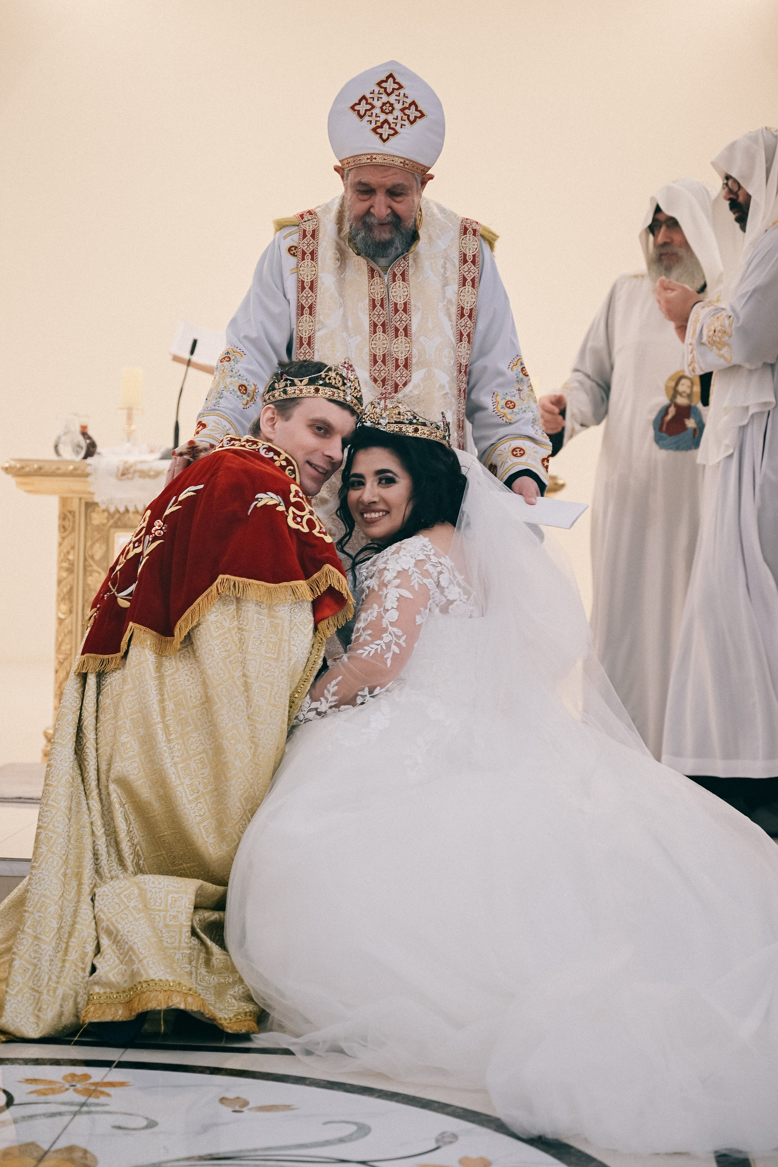 Wedding photography Solihull ar St. Mary & Archangel Michael Coptic Orthodox Cathedral