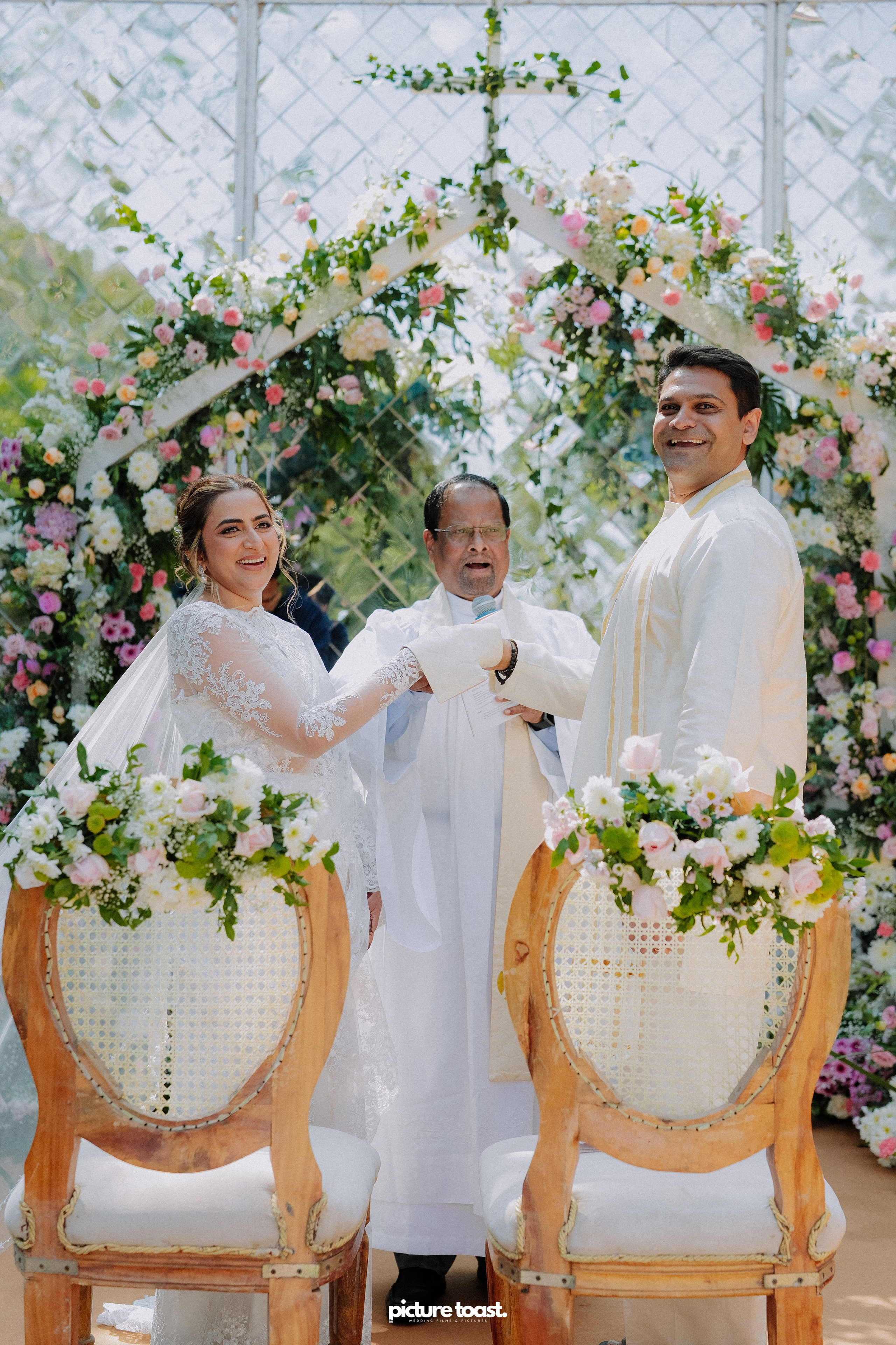 Blessing of Rajiv & Aashna. Fine art Wedding Photographers in India & Canada