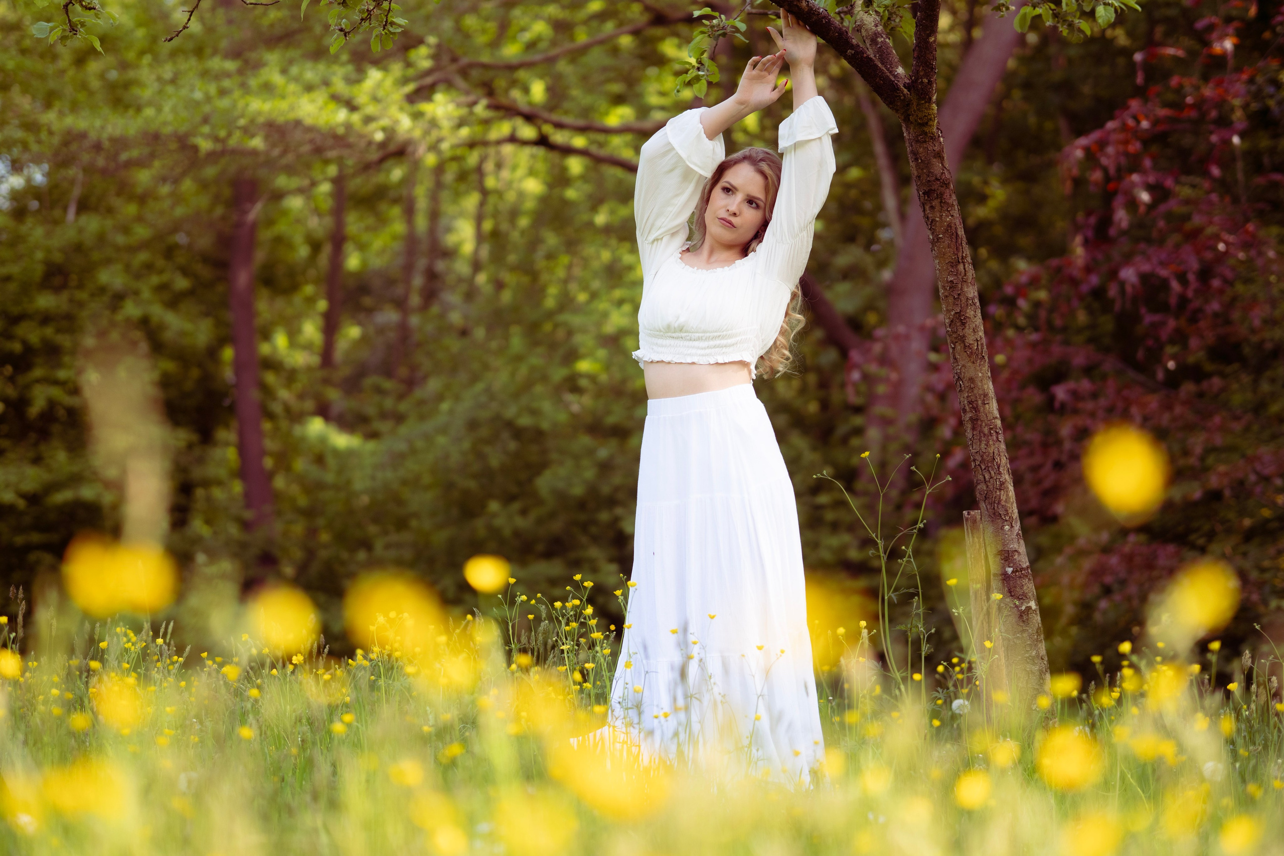 Spring garden photoshoot