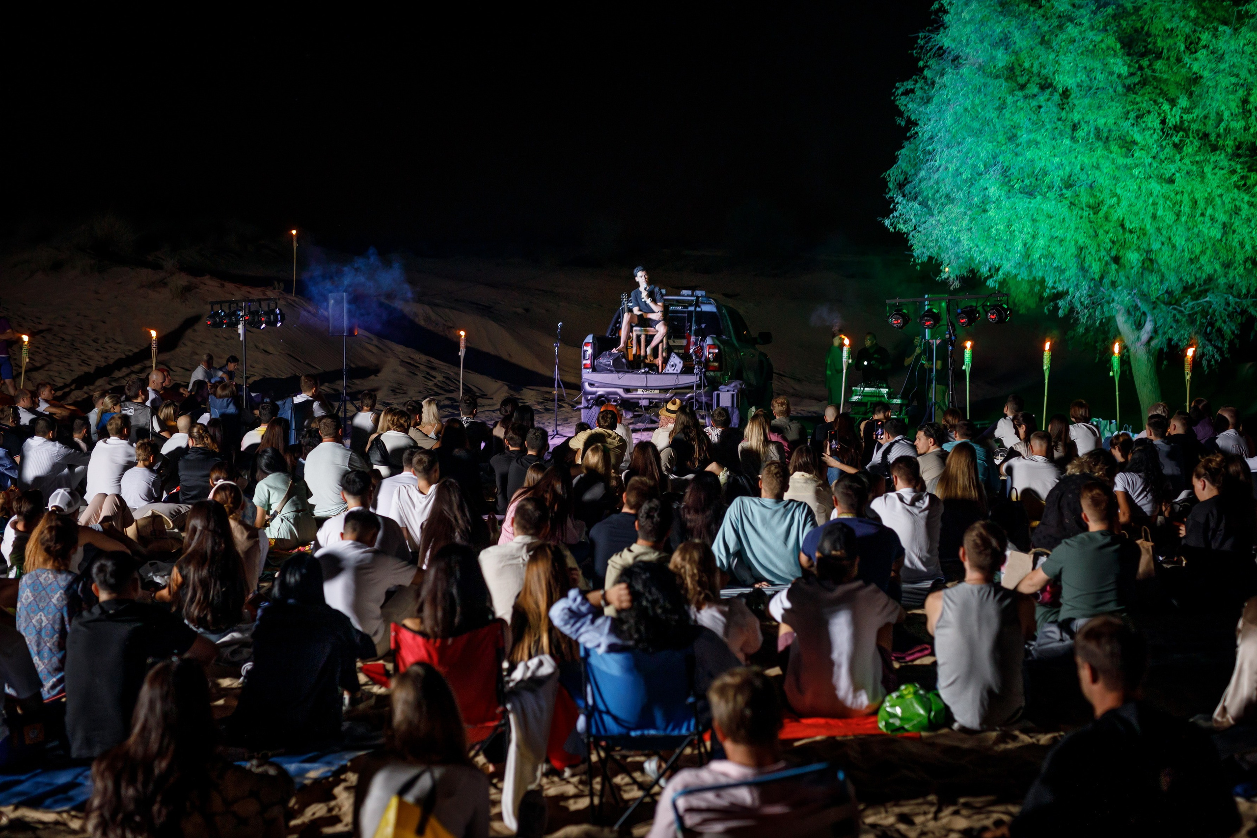Oleg Torbosov — Meeting with subscribers in the desert. Photographer Anna Curly | Weddings and Events in Dubai