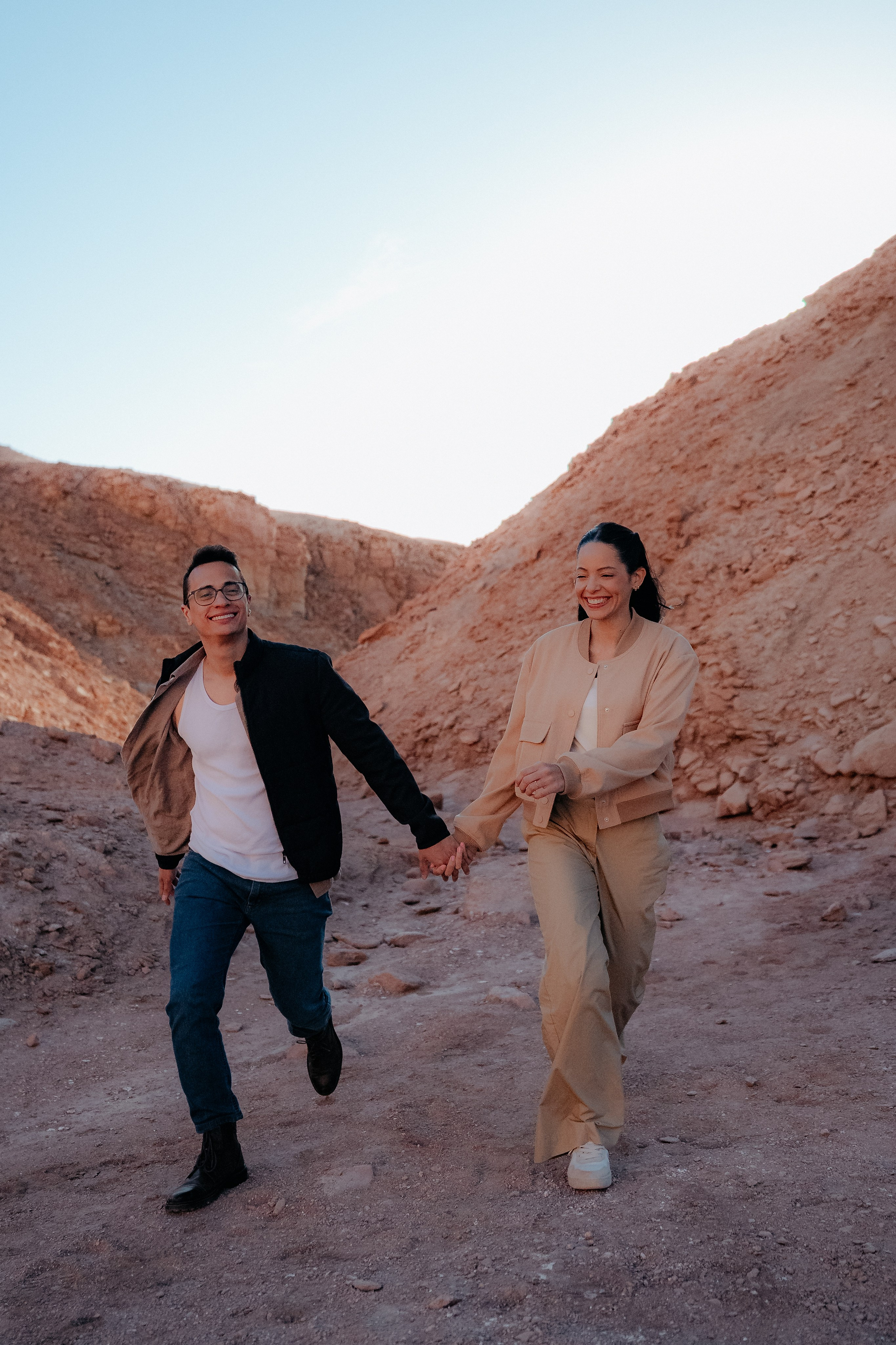 Sessão casual no Vale dos Cogumelos. Fotógrafo em San Pedro de Atacama