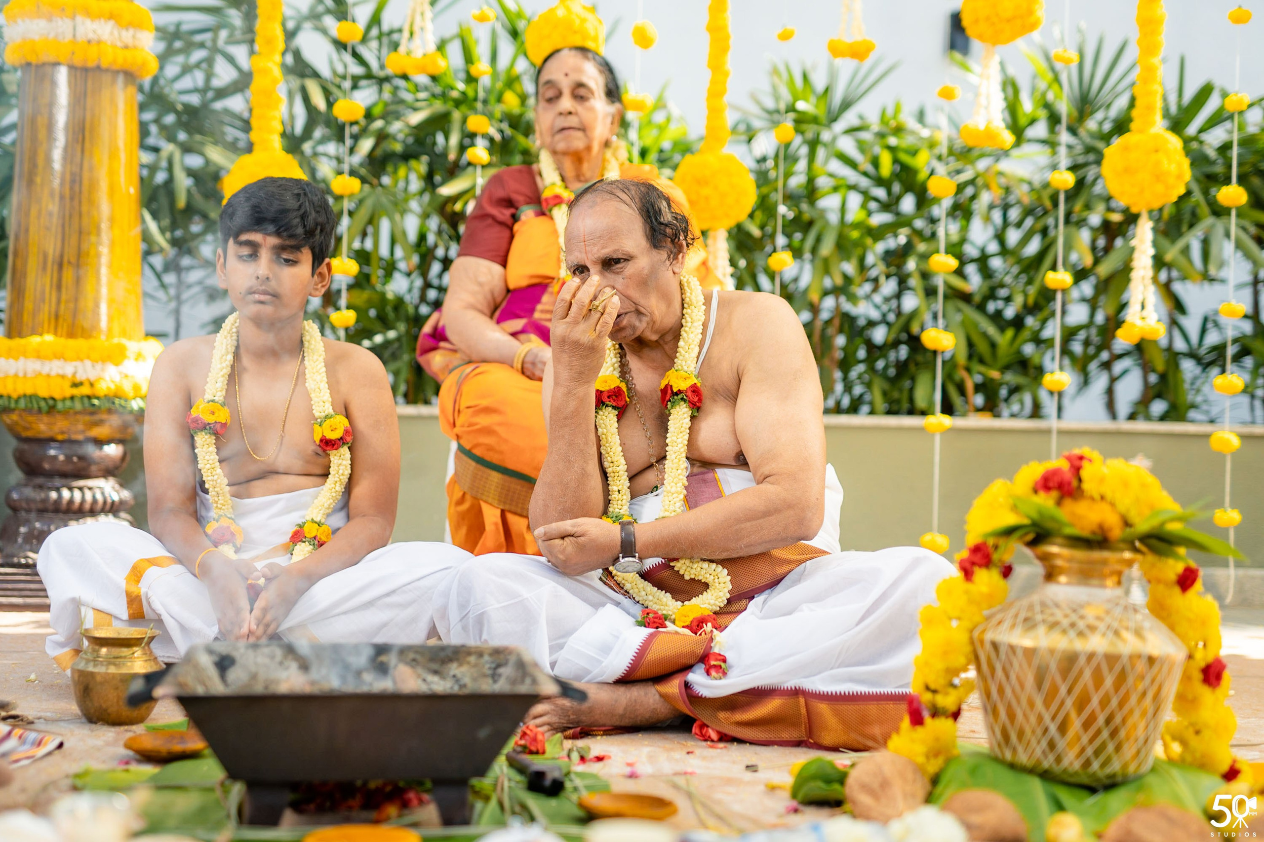SANJAY AND SAKETH UPANAYANA. 50mm STUDIOS