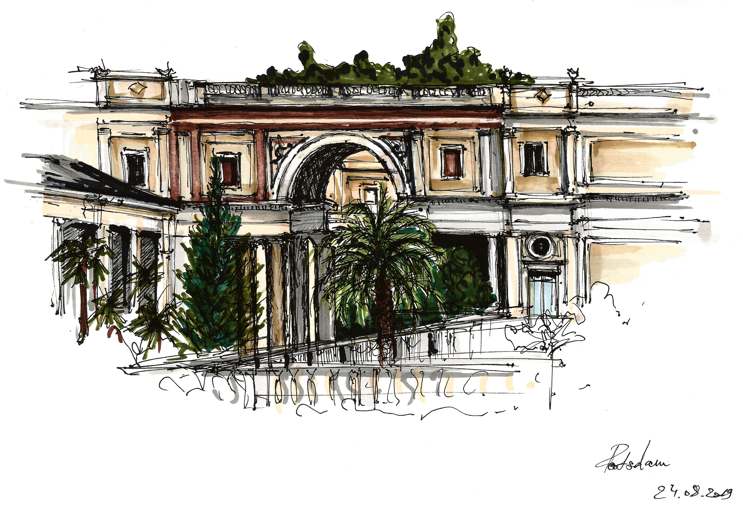 Urban views. Angelina Sorokopud. Artist in Strasbourg