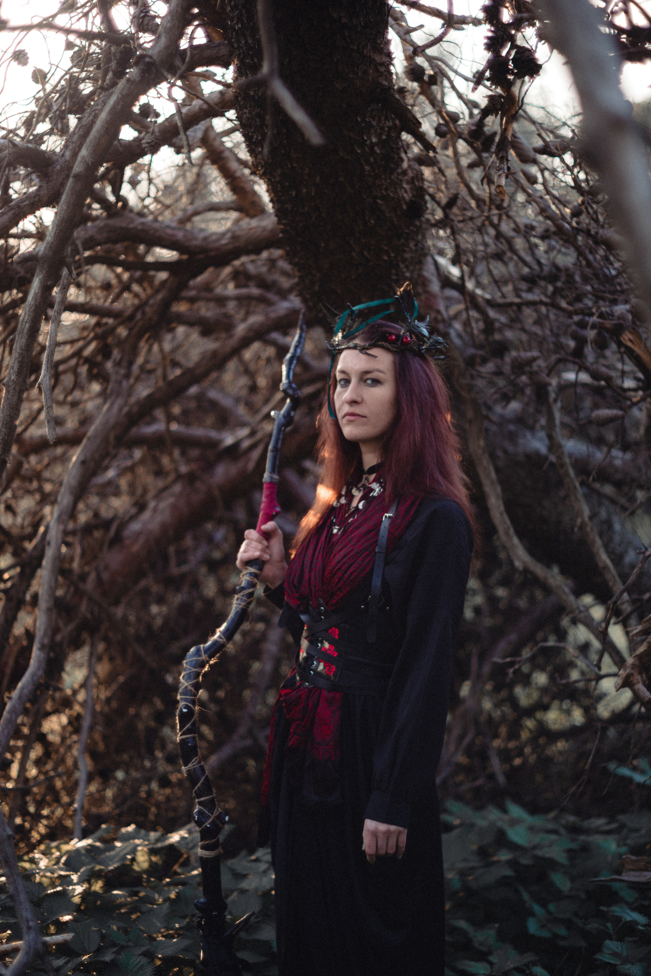 Vasilisa the Beatiful and Baba yaga. Photographer in Greece Kristina