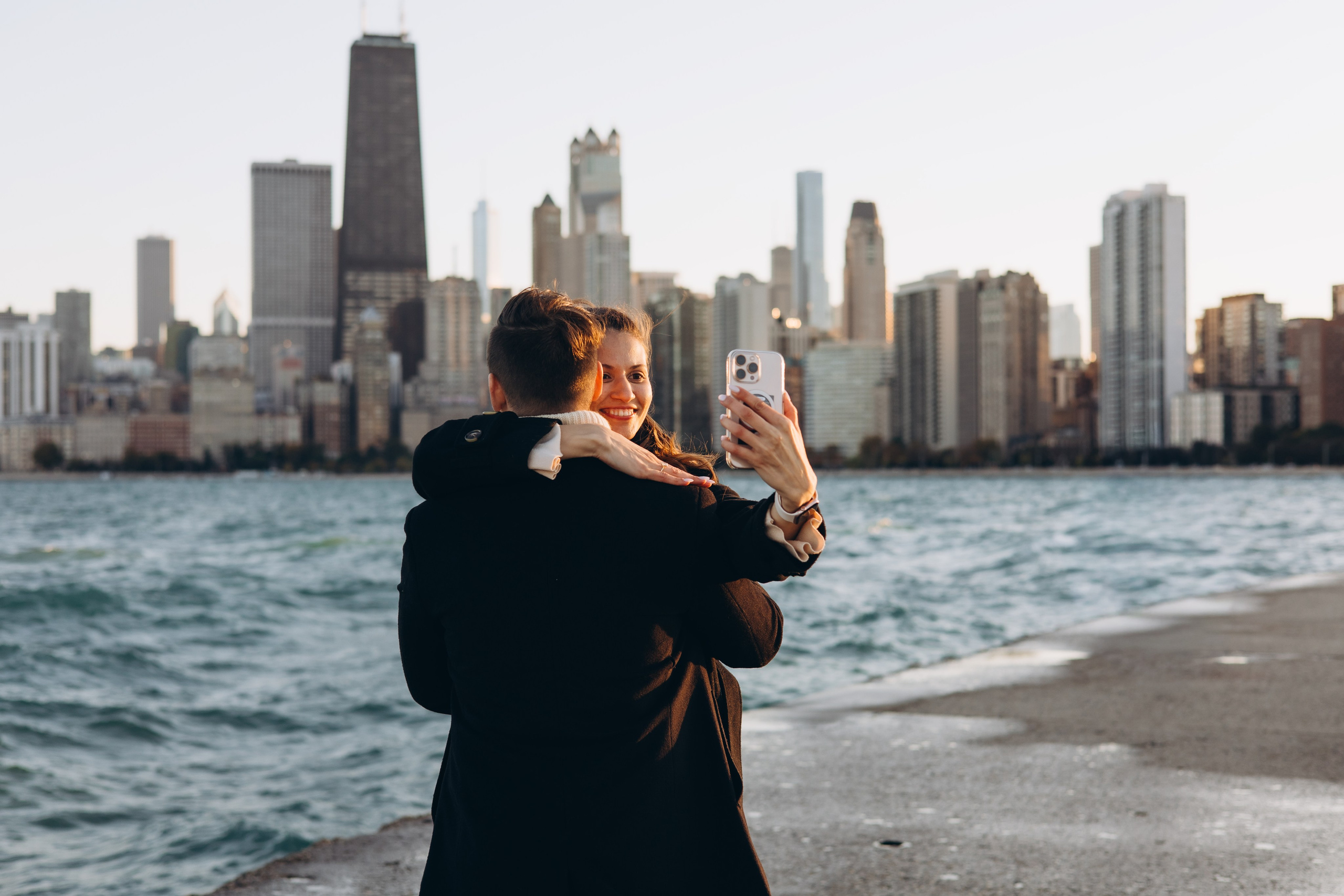 North Lake Shore Proposal — Chicago Photographer — Margarita Chudinova