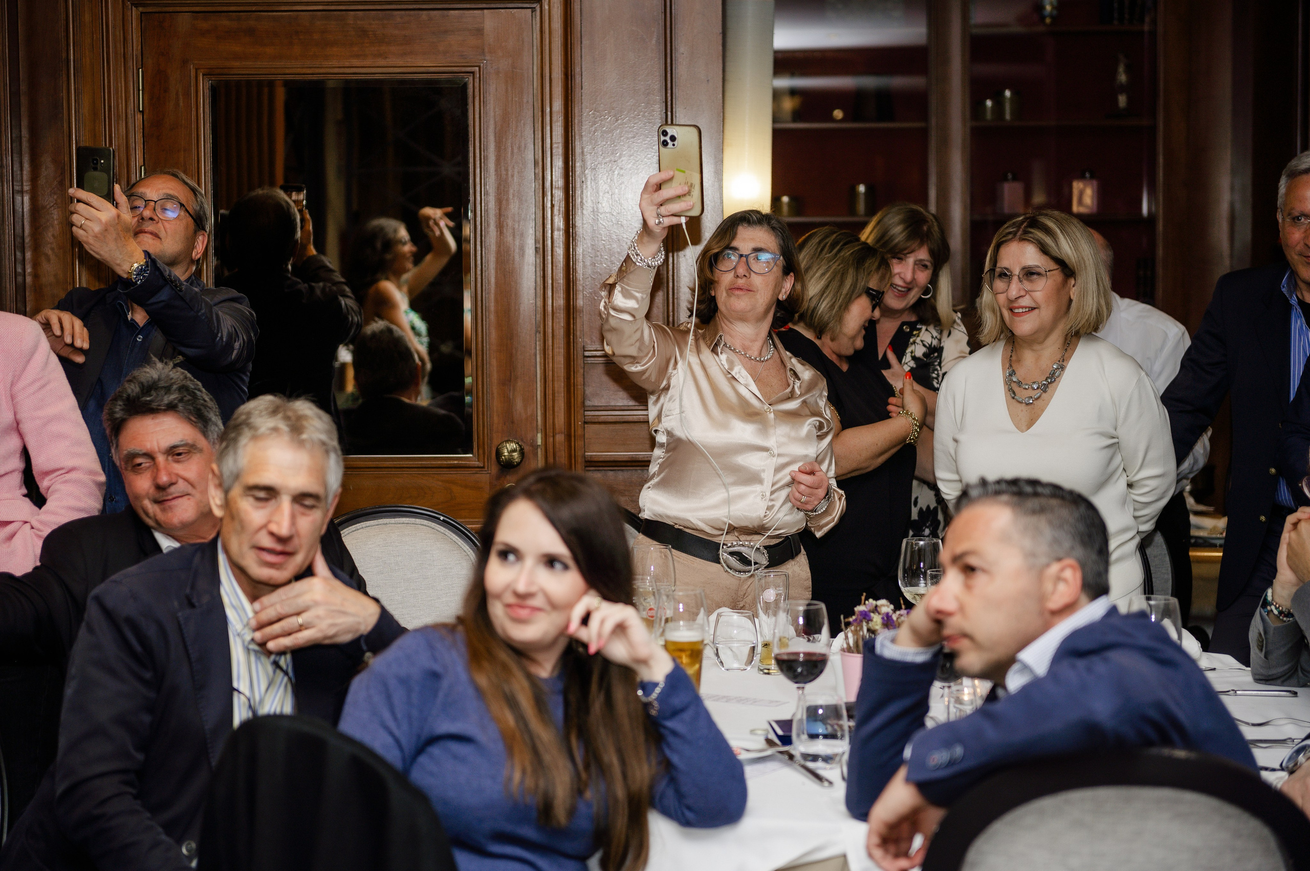 Corporate party at the restaurant — Pharma. Ваш фотограф в Лиссабоне — Анна Белова