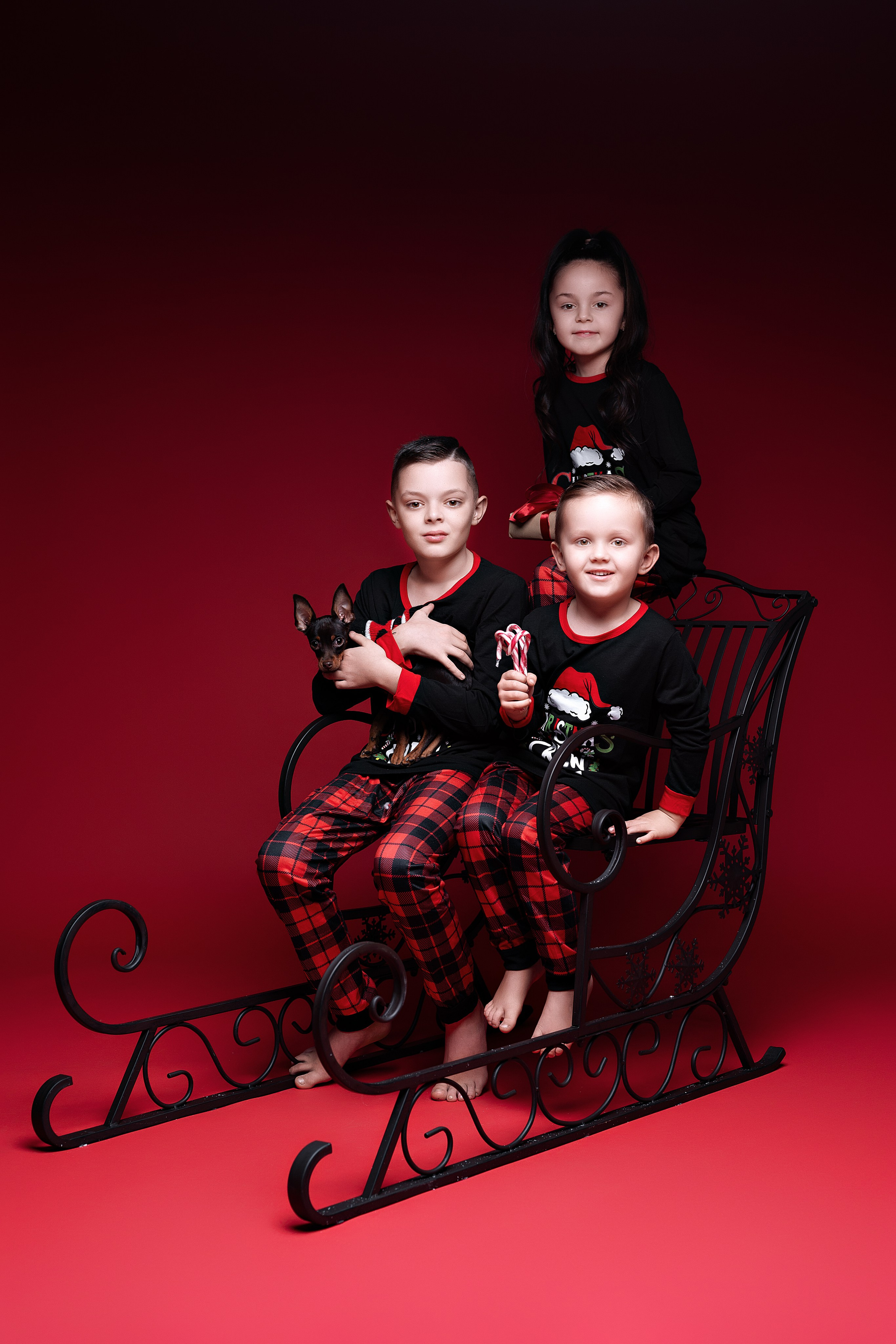 Mit Weihnachtsmann. Kinder- & Familienfotograf in Gaildorf und Umgebung Valentina Vogel